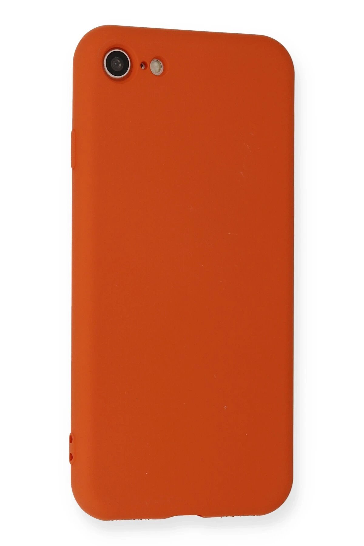 Newface iPhone 7 Kılıf Nano içi Kadife Silikon - Kırmızı