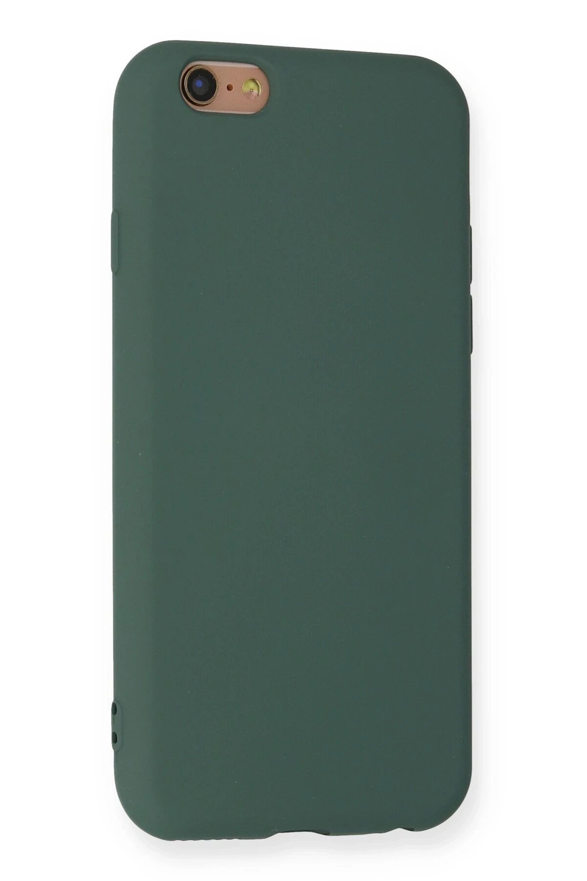 Newface iPhone 6 Kılıf Nano içi Kadife Silikon - Koyu Yeşil