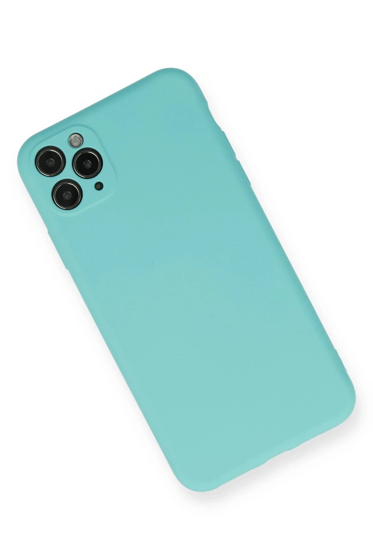 Newface iPhone 11 Pro Max Kılıf Nano içi Kadife Silikon uaz