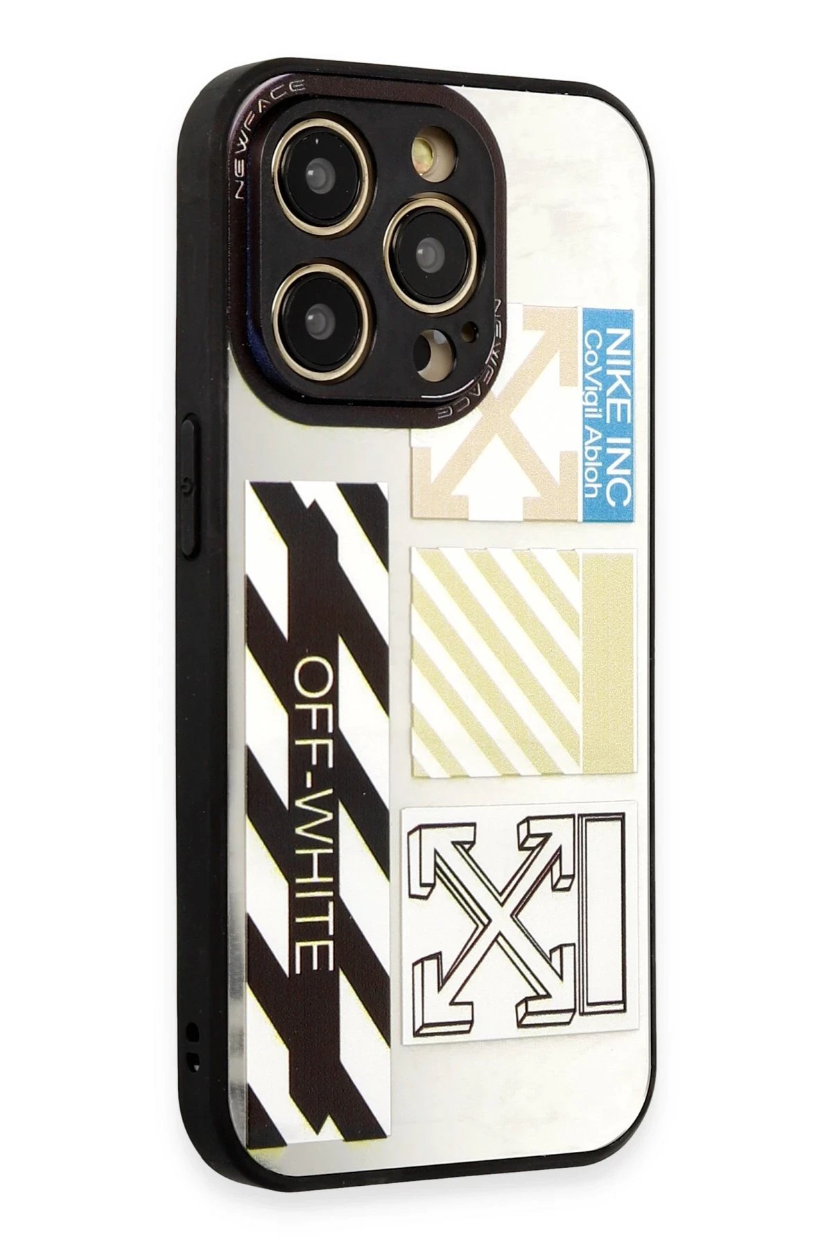 Newface iPhone 12 Pro Max Kılıf Mirror Desenli Kapak - Mirror - 6