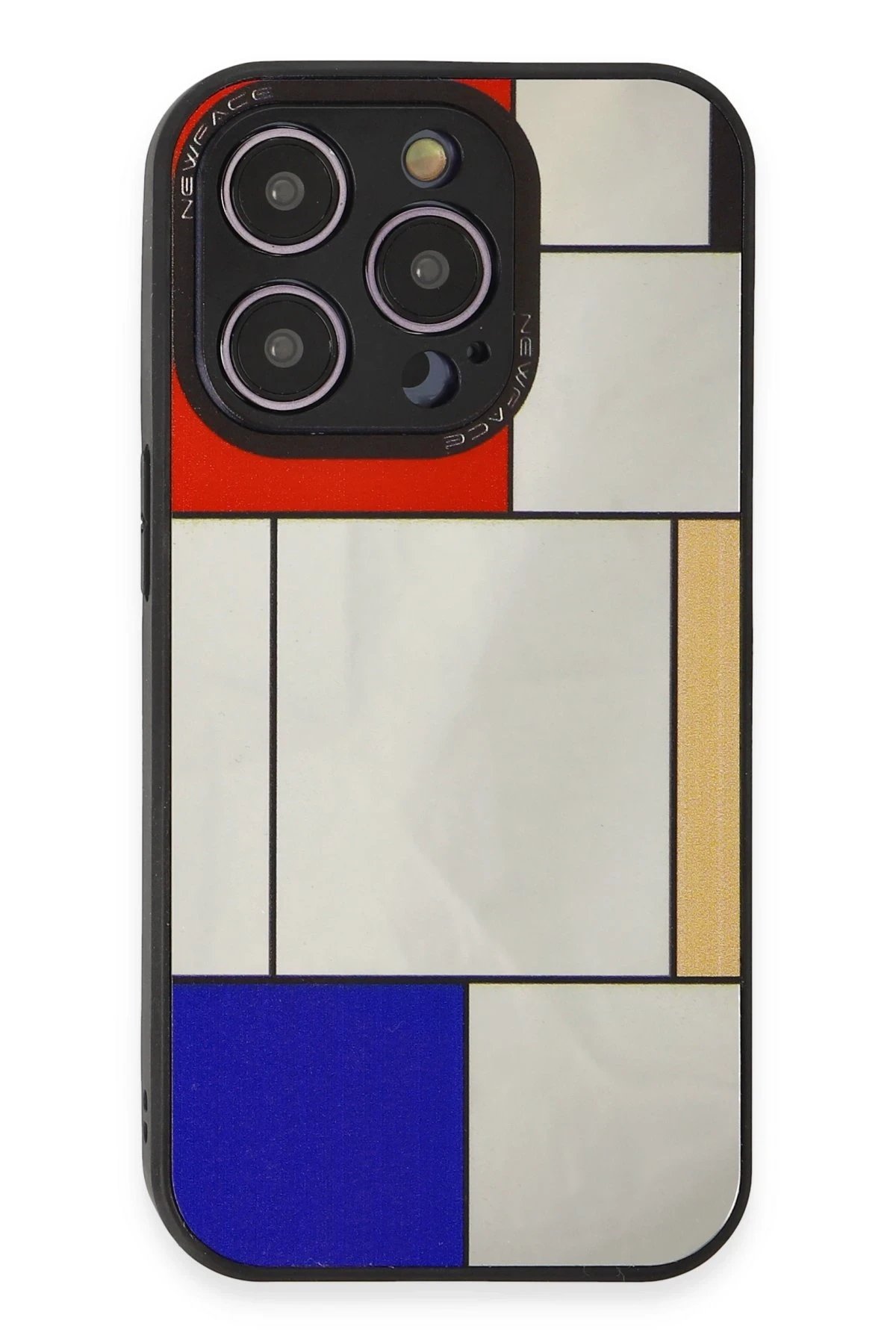 Newface iPhone 12 Pro Max Kılıf Mirror Desenli Kapak - Mirror - 9