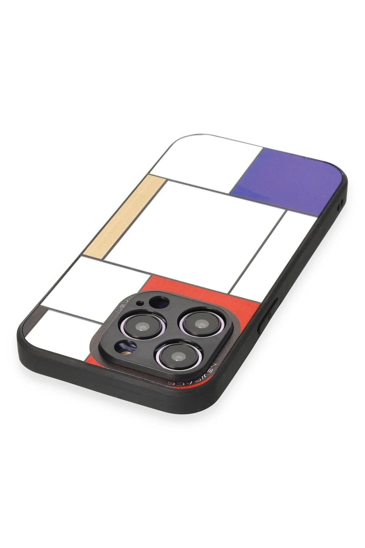 Newface iPhone 12 Pro Max Kılıf Mirror Desenli Kapak - Mirror - 9