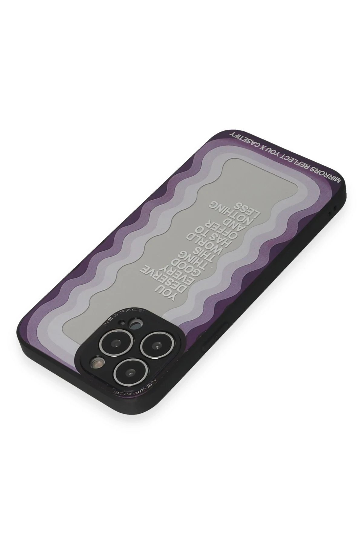 Newface iPhone 13 Pro Max Kılıf Mirror Desenli Kapak - Mirror - 5