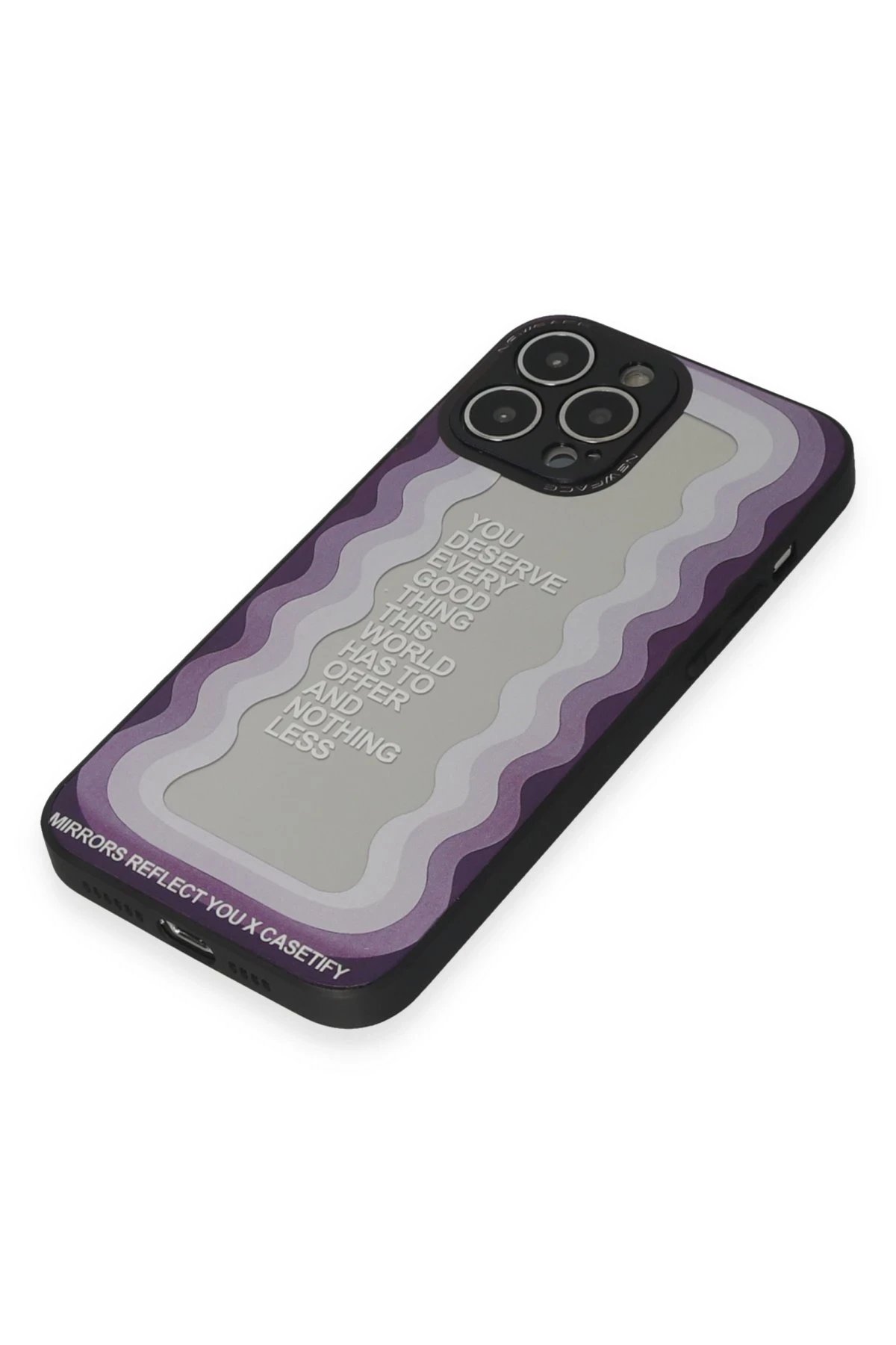 Newface iPhone 13 Pro Max Kılıf Mirror Desenli Kapak - Mirror - 5