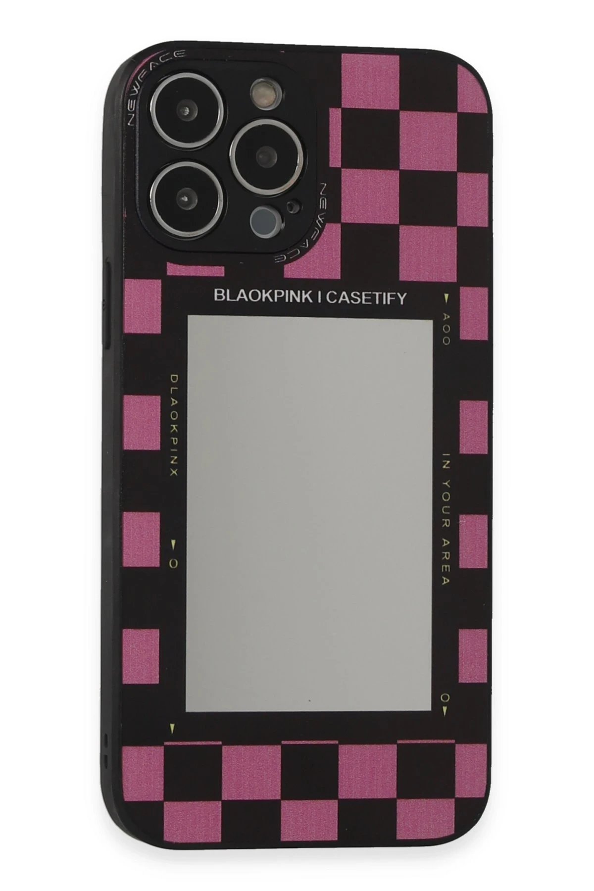 Newface iPhone 13 Pro Max Kılıf Mirror Desenli Kapak - Mirror - 8