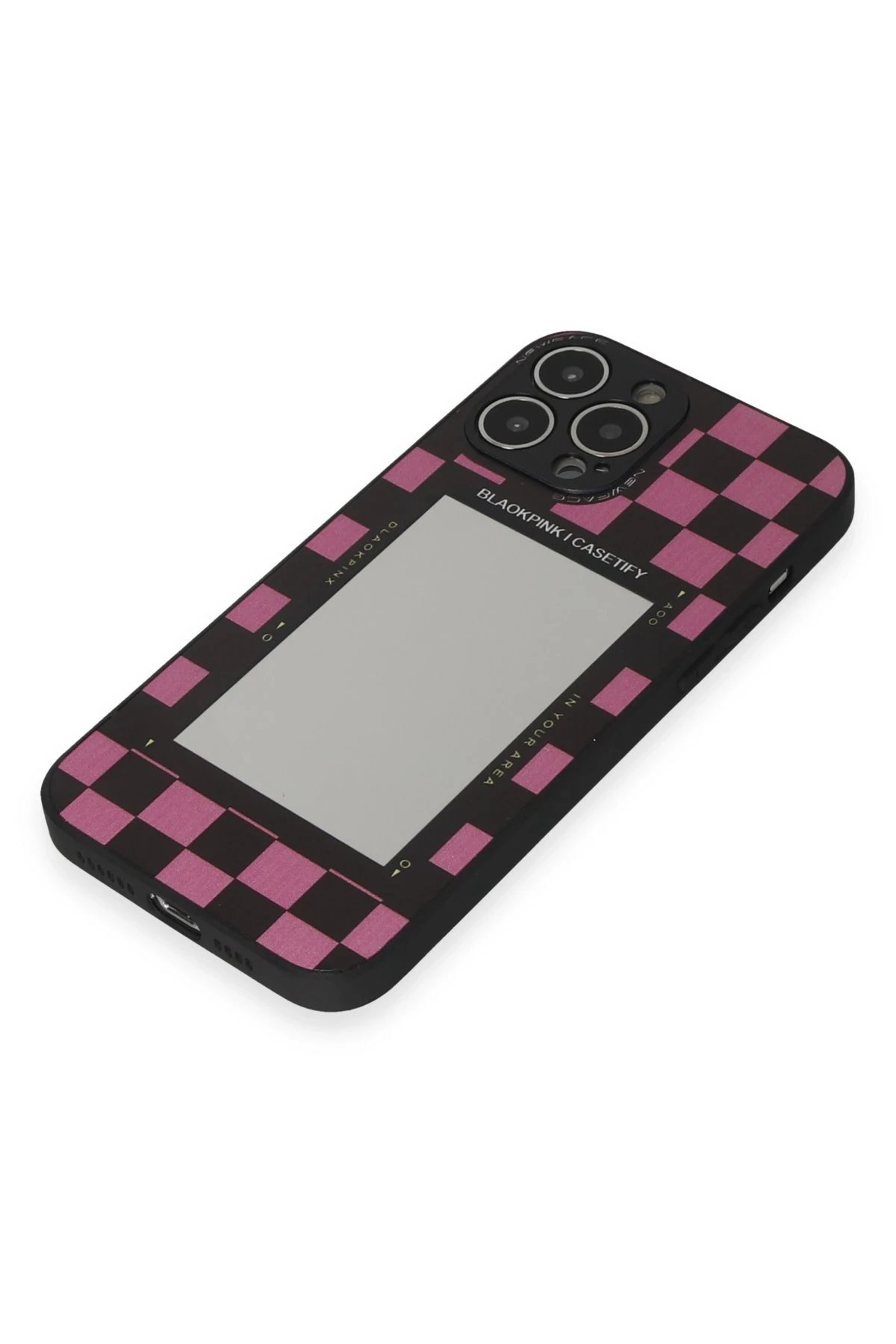 Newface iPhone 13 Pro Max Kılıf Mirror Desenli Kapak - Mirror - 8