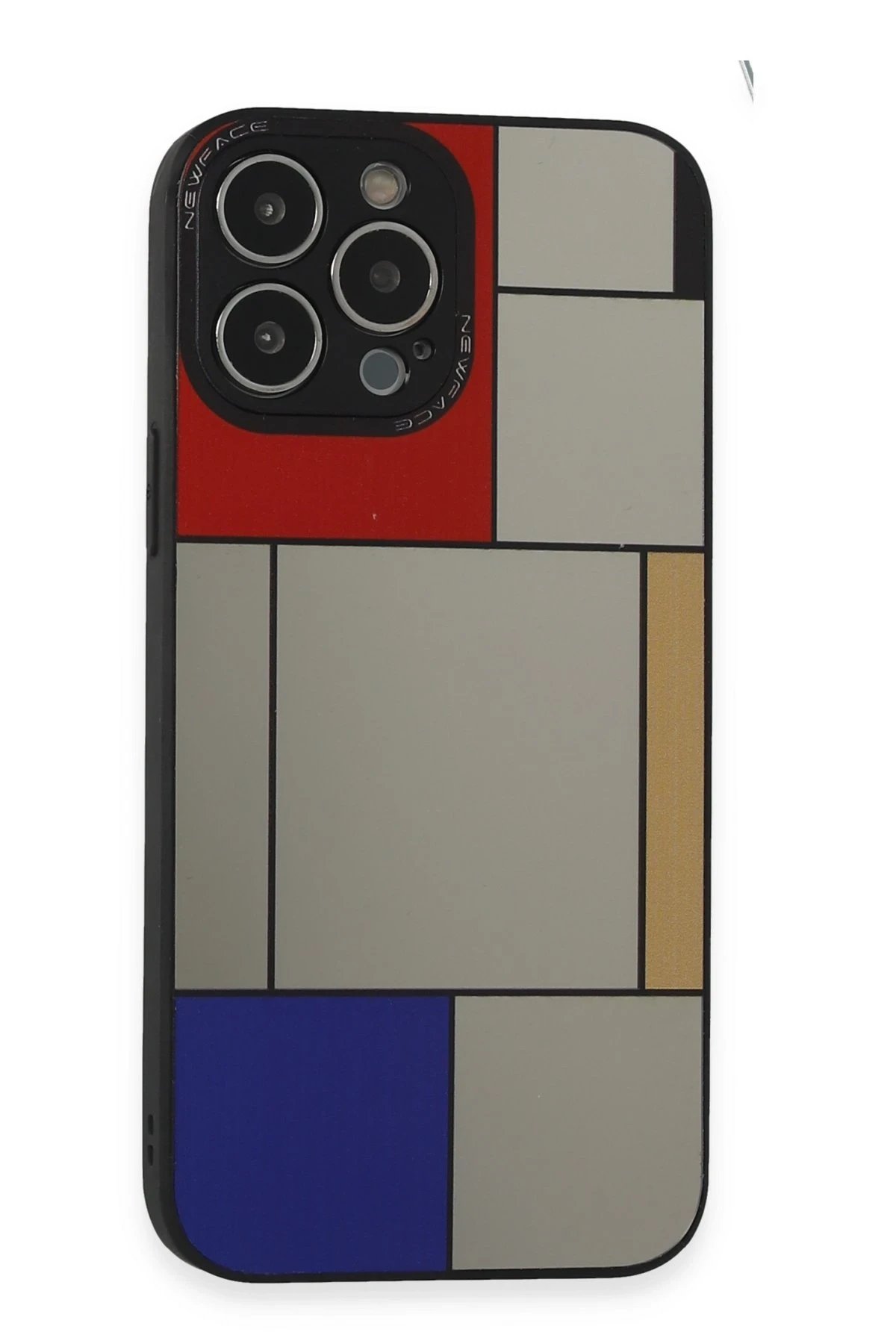 Newface iPhone 13 Pro Max Kılıf Mirror Desenli Kapak - Mirror - 9