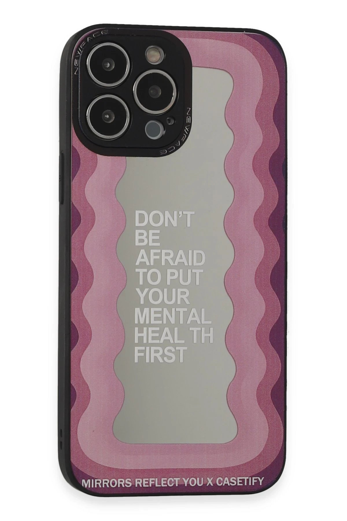 Newface iPhone 13 Pro Max Kılıf Mirror Desenli Kapak - Mirror - 11