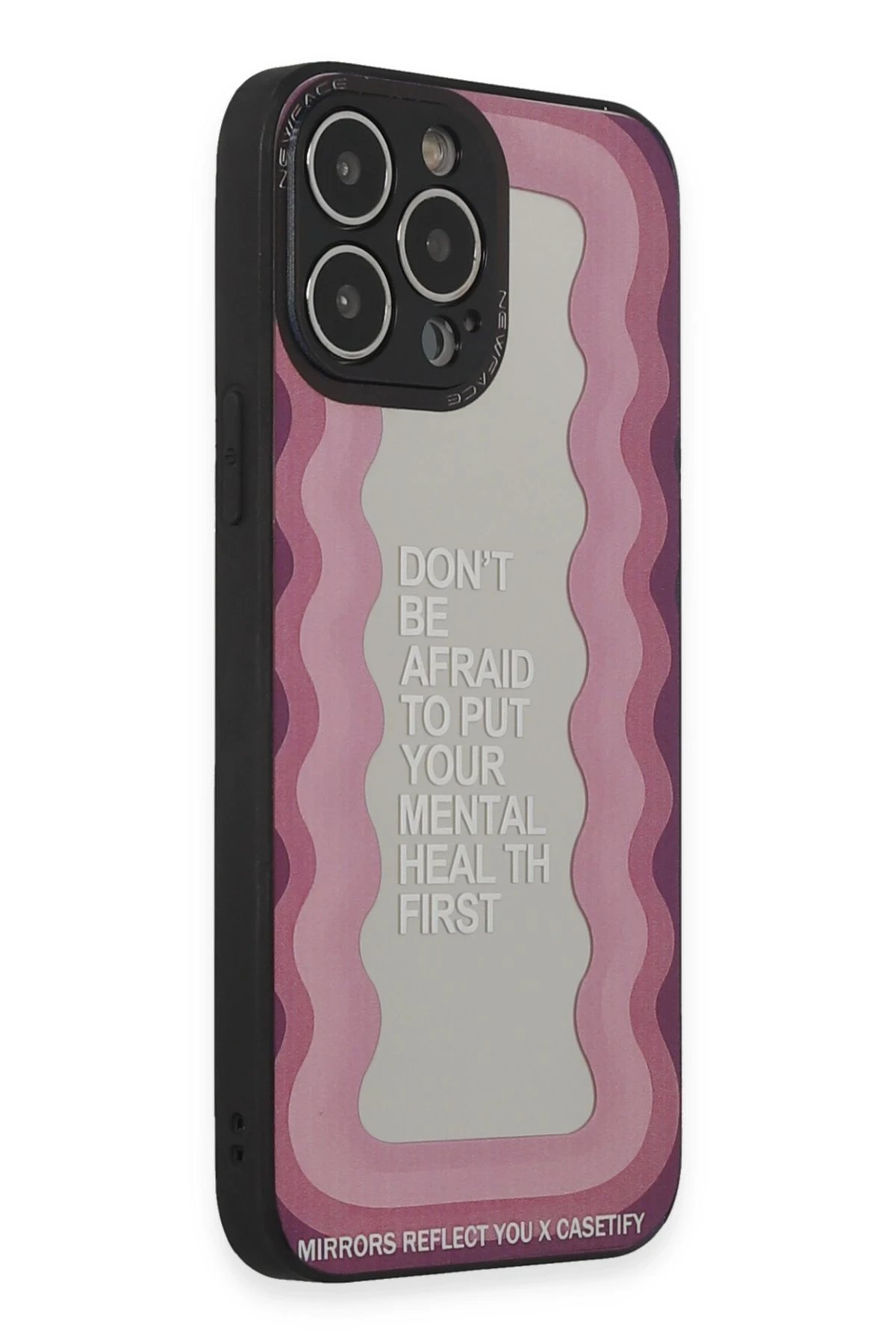 Newface iPhone 13 Pro Max Kılıf Mirror Desenli Kapak - Mirror - 11