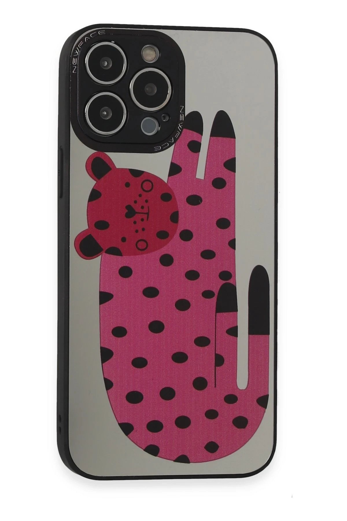 Newface iPhone 14 Pro Kılıf Mirror Desenli Kapak - Mirror - 12