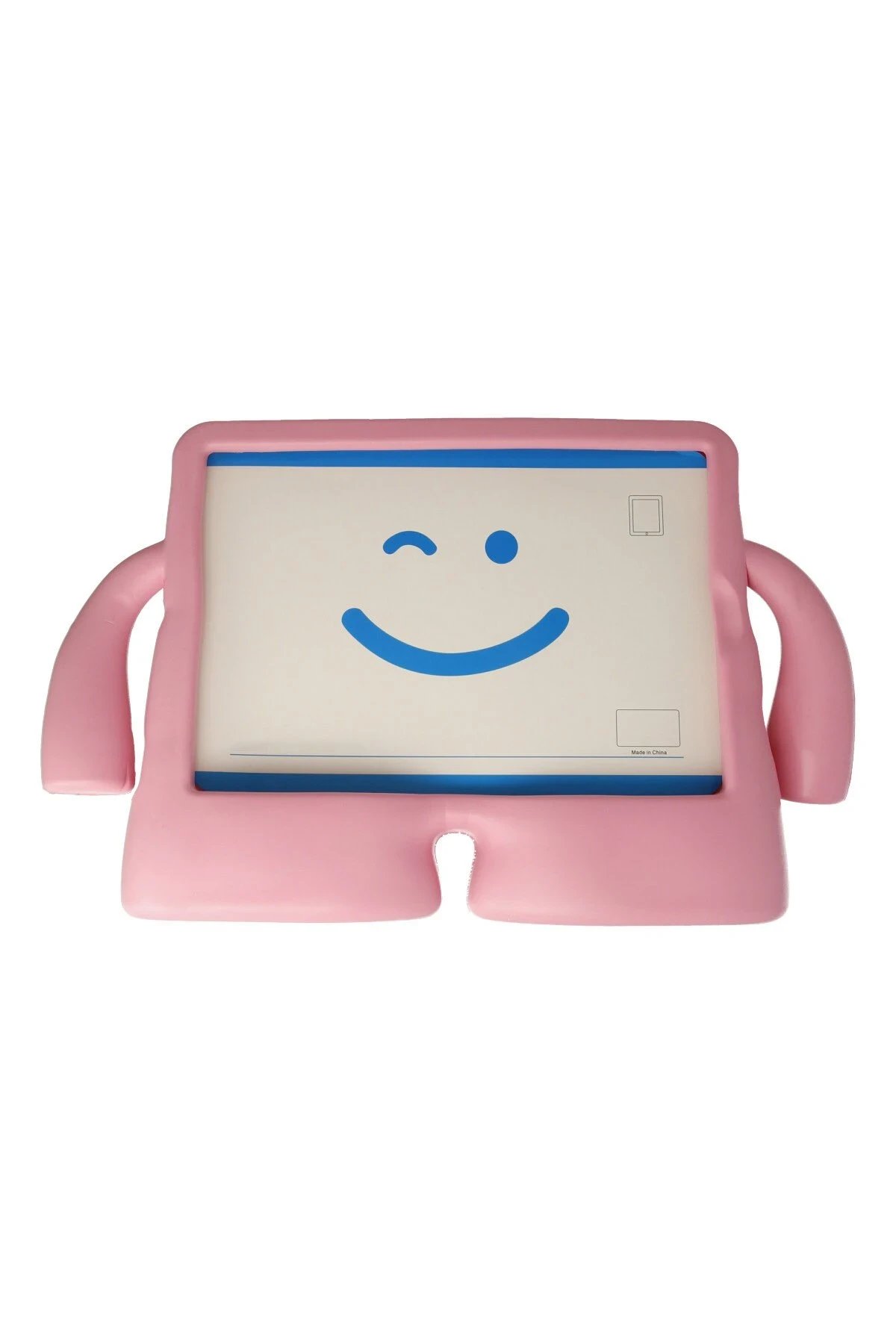 Newface iPad 4 9.7 Kılıf Karakter Tablet Silikon - Açık Pembe