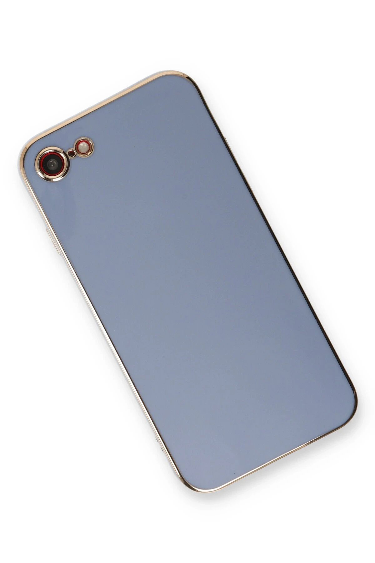 Newface iPhone 7 Kılıf Volet Silikon - Mavi