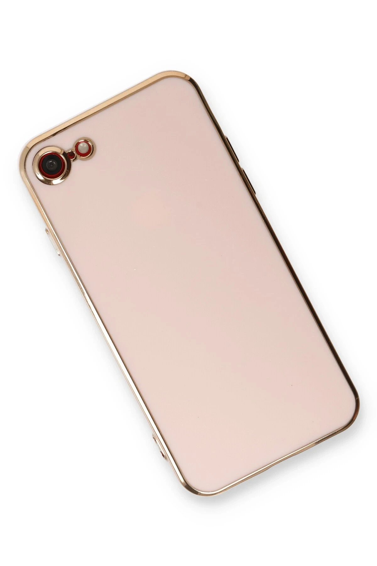 Newface iPhone 7 Kılıf Volet Silikon - Pembe