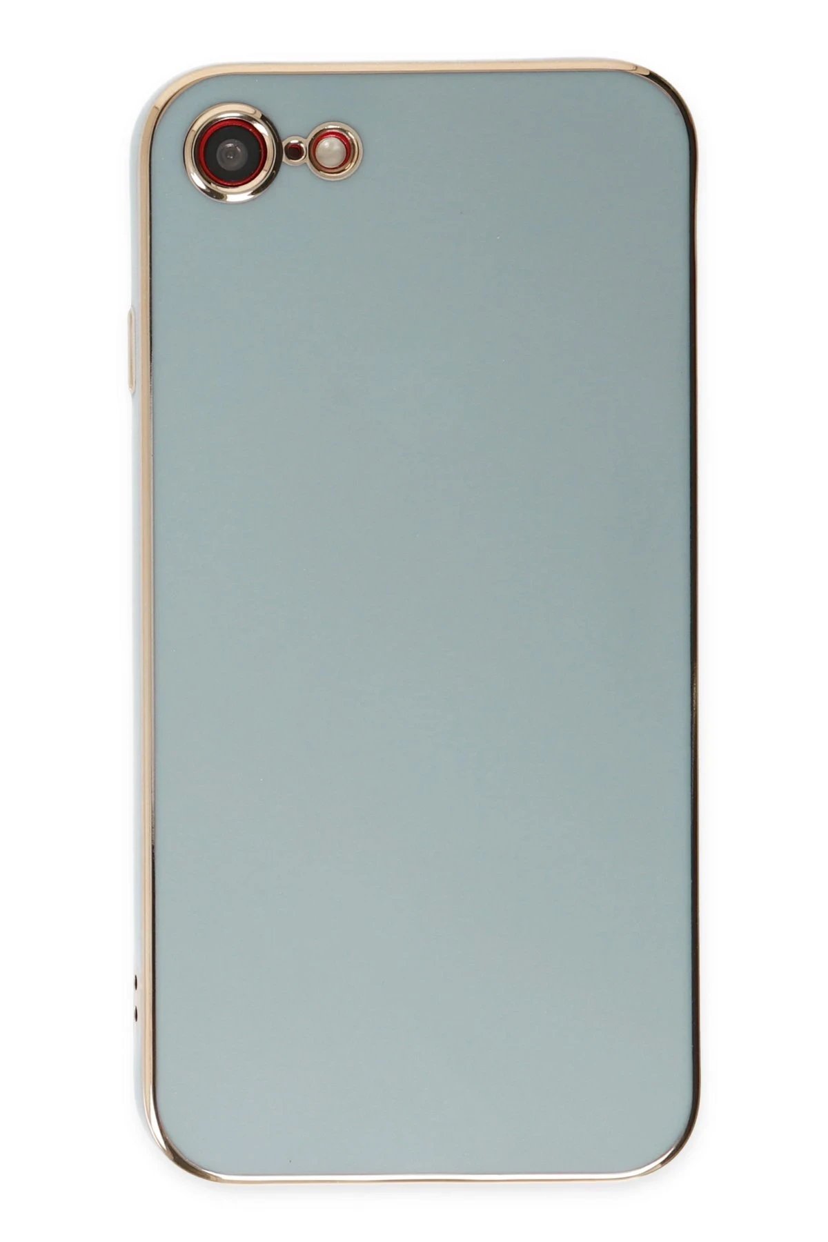 Newface iPhone 7 Kılıf Volet Silikon - Açık Yeşil