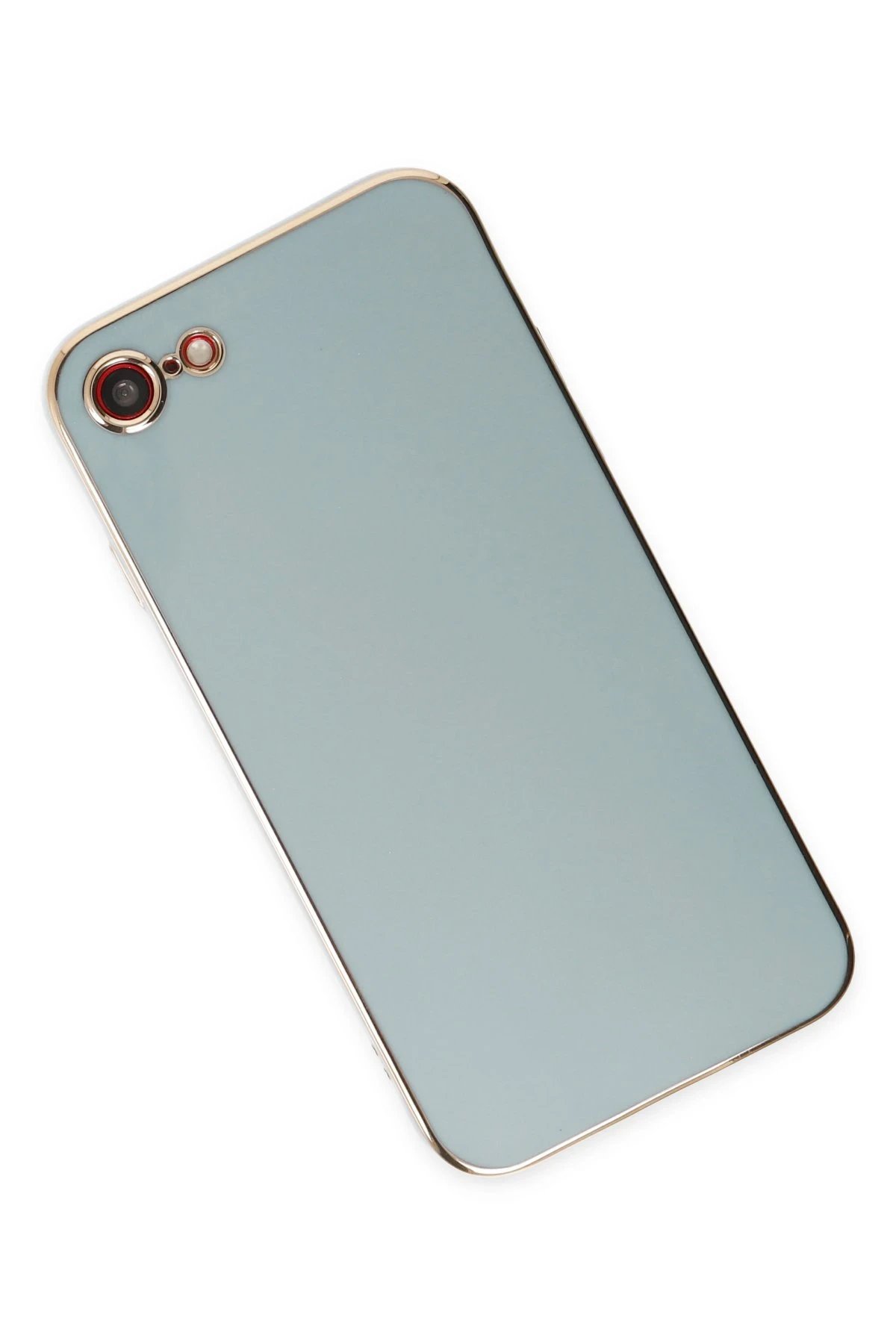 Newface iPhone 7 Kılıf Volet Silikon - Açık Yeşil