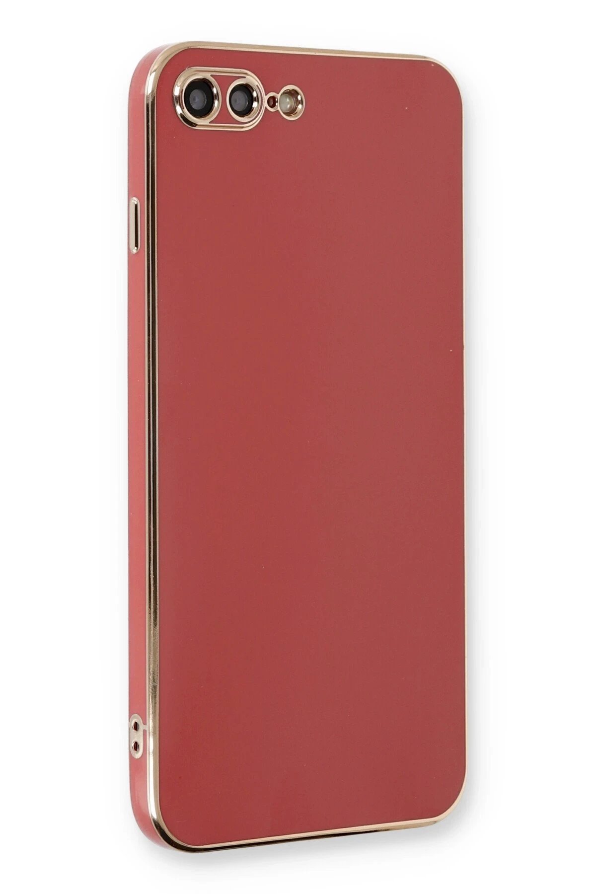 Newface iPhone 7 Plus Kılıf Volet Silikon - Kırmızı