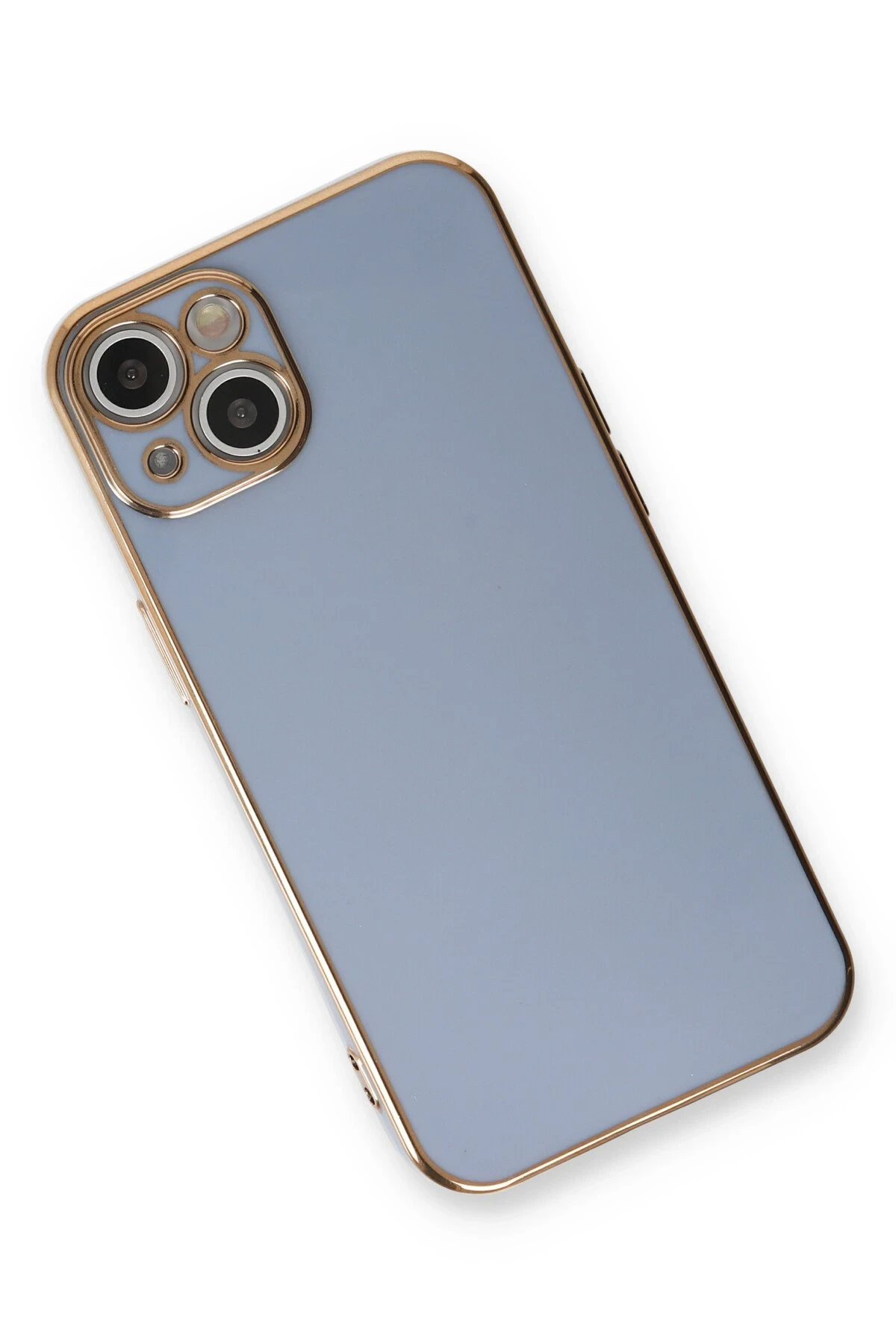 Newface iPhone 13 Kılıf Volet Silikon - Mavi