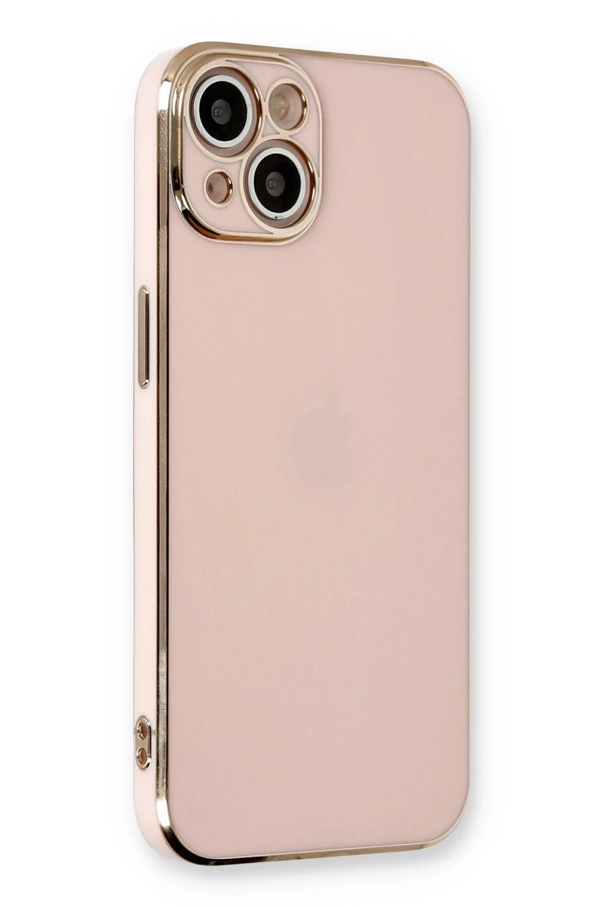 Newface iPhone 13 Kılıf Volet Silikon - Pembe