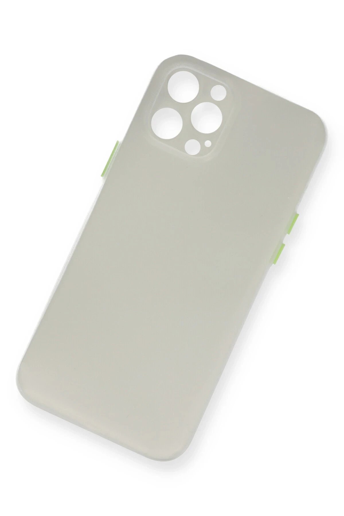 Newface iPhone 12 Pro Kılıf PP Ultra İnce Kapak - Beyaz