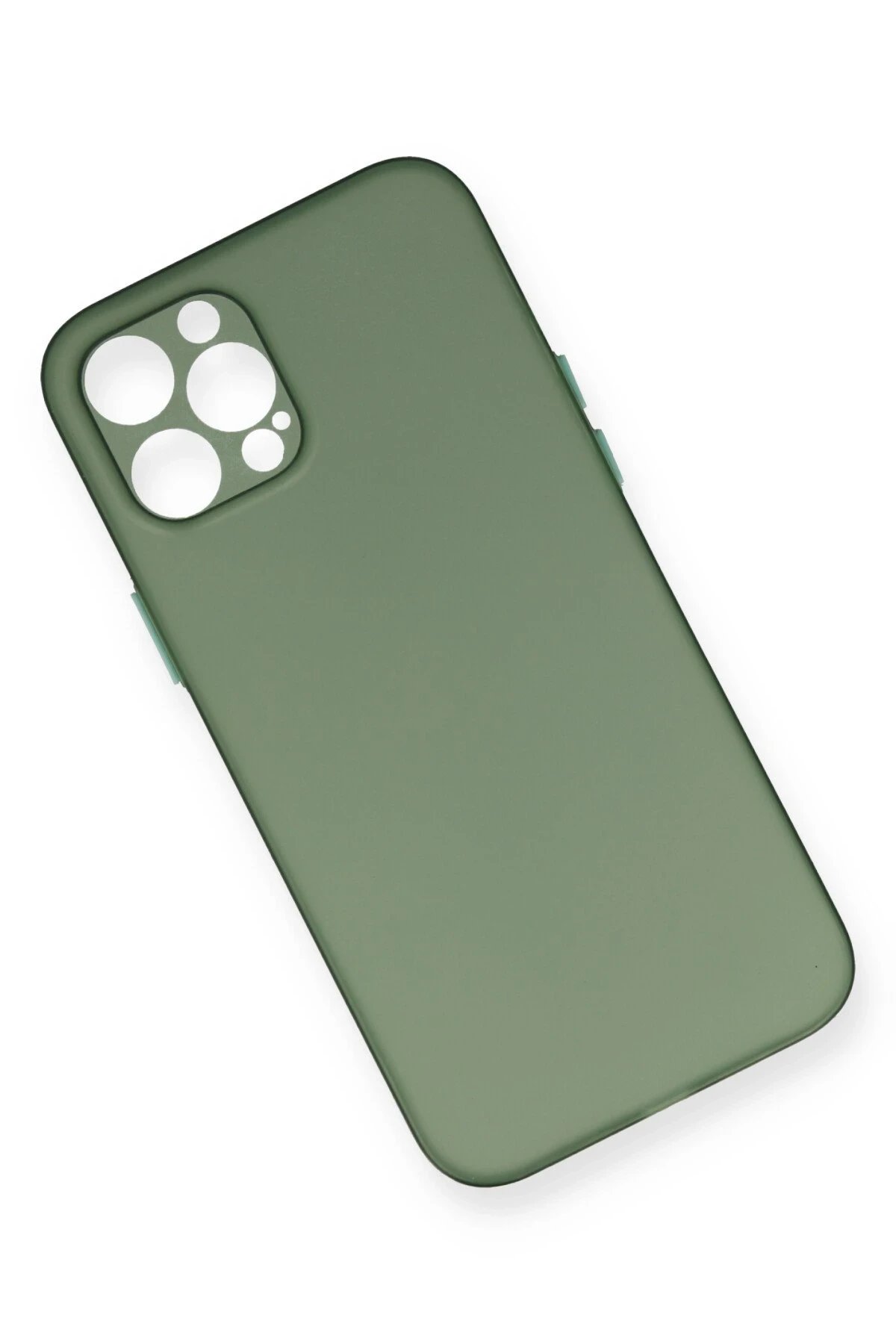 Newface iPhone 12 Pro Kılıf PP Ultra İnce Kapak - Yeşil