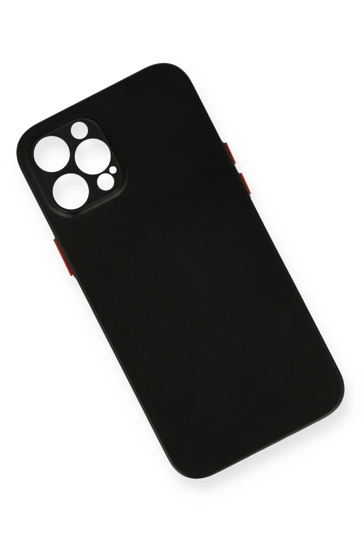 Newface iPhone 12 Pro Max Kılıf PP Ultra İnce Kapak - Siyah