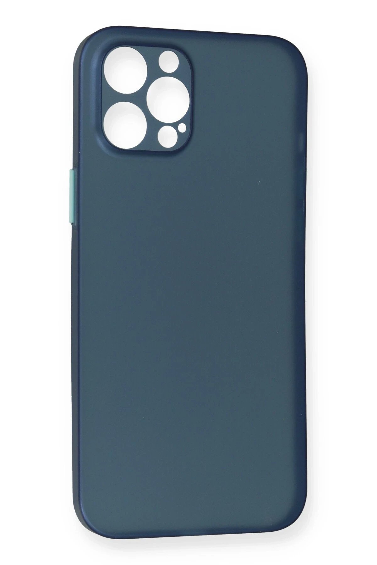 Newface iPhone 12 Pro Max Kılıf PP Ultra İnce Kapak - Mavi