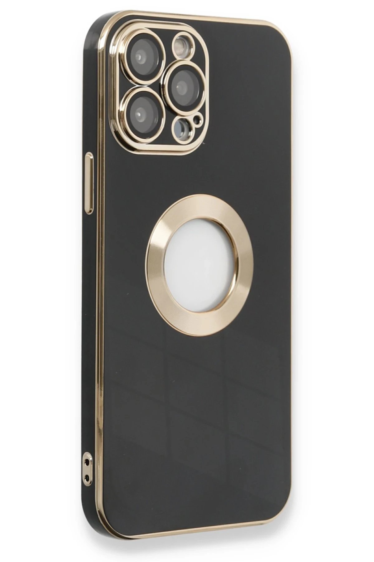 Newface iPhone 13 Pro Max Kılıf Store Silikon - Siyah