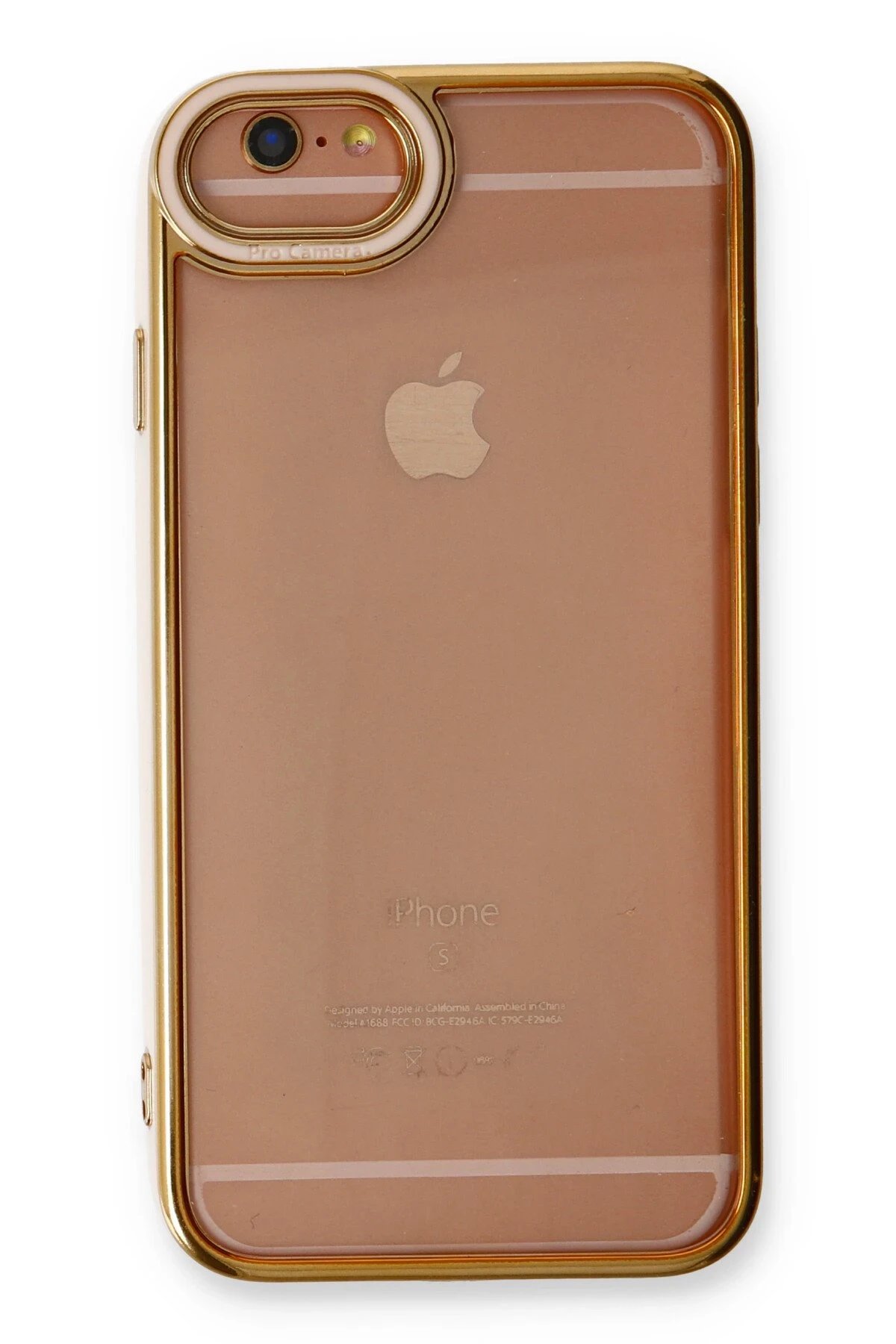 Newface iPhone 6 Kılıf Liva Lens Silikon - Pudra