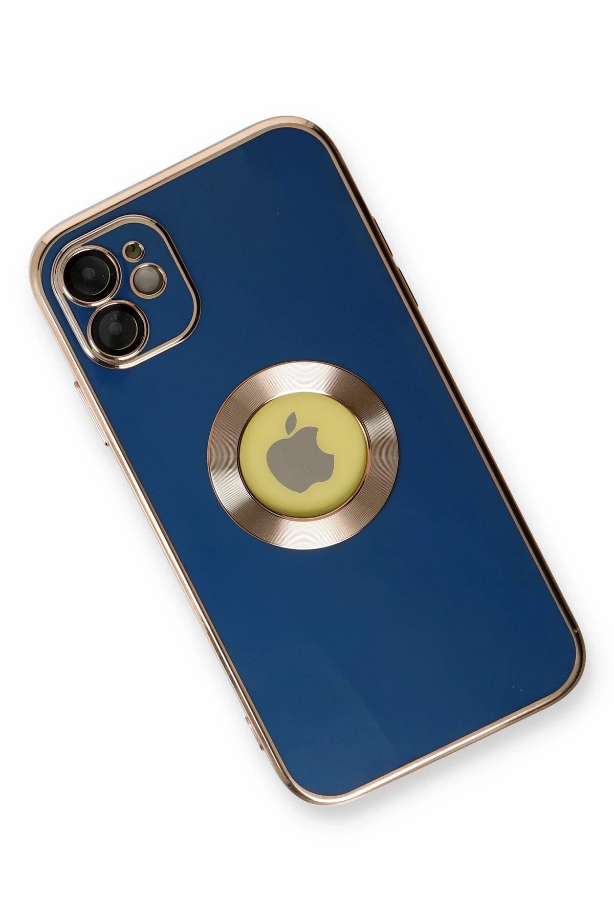 Newface iPhone 12 Kılıf Store Silikon - Mavi