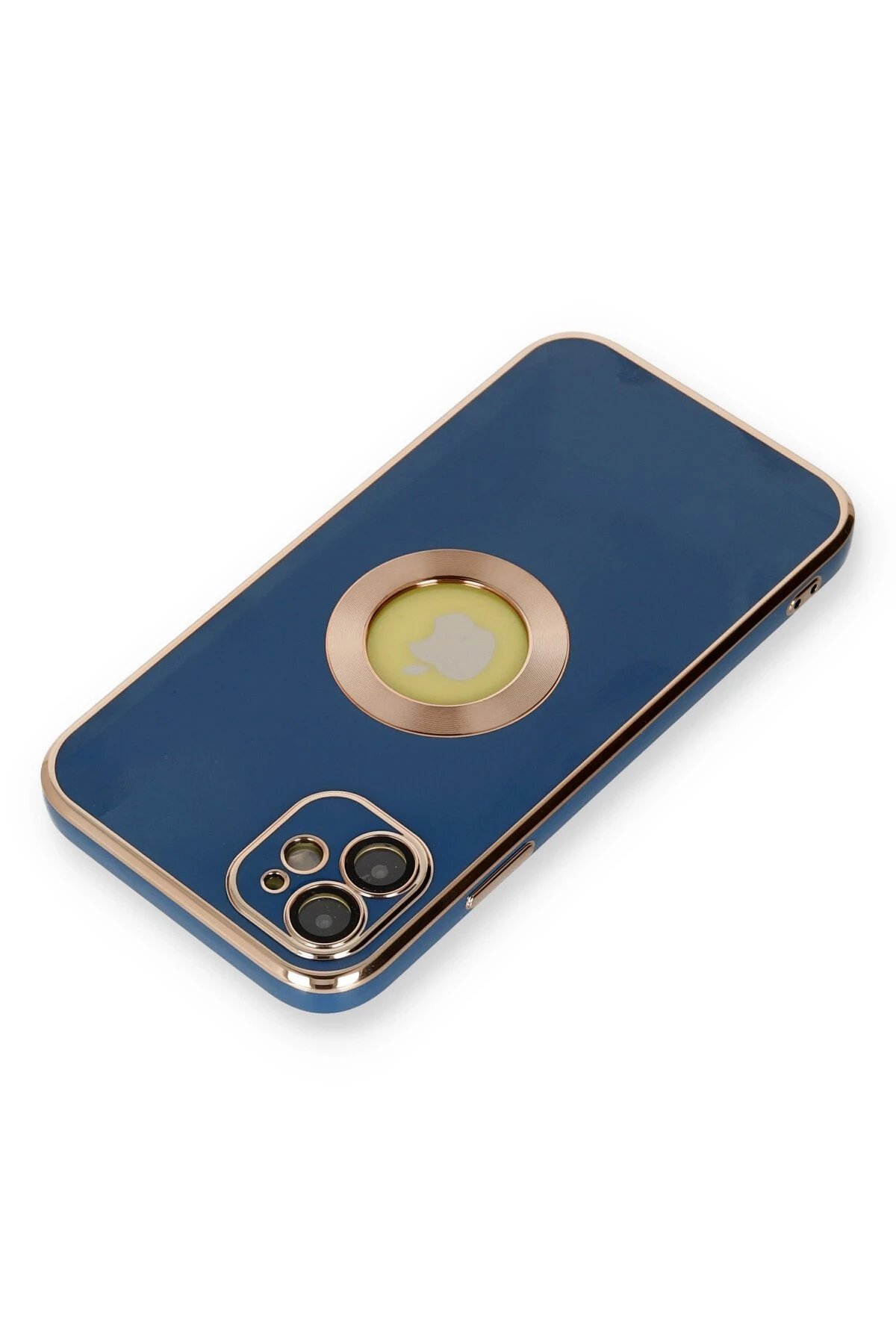 Newface iPhone 12 Kılıf Store Silikon - Mavi