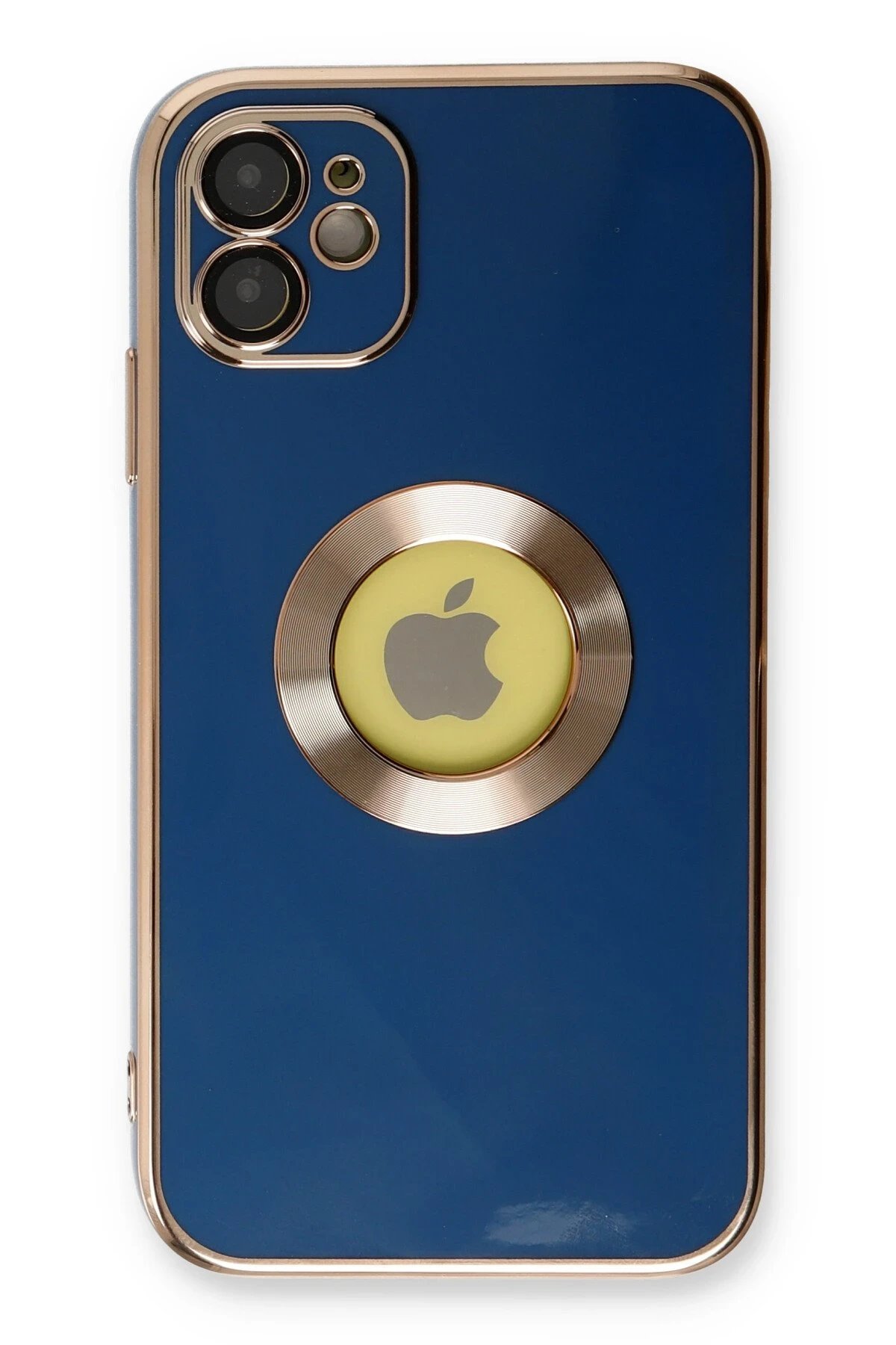 Newface iPhone 12 Kılıf Store Silikon - Mavi