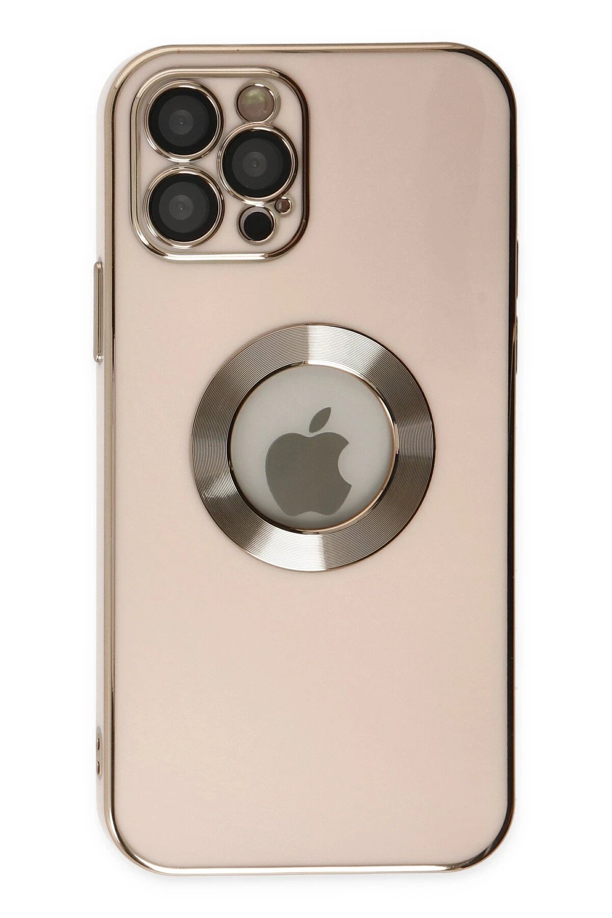 Newface iPhone 12 Pro Kılıf Store Silikon - Pembe