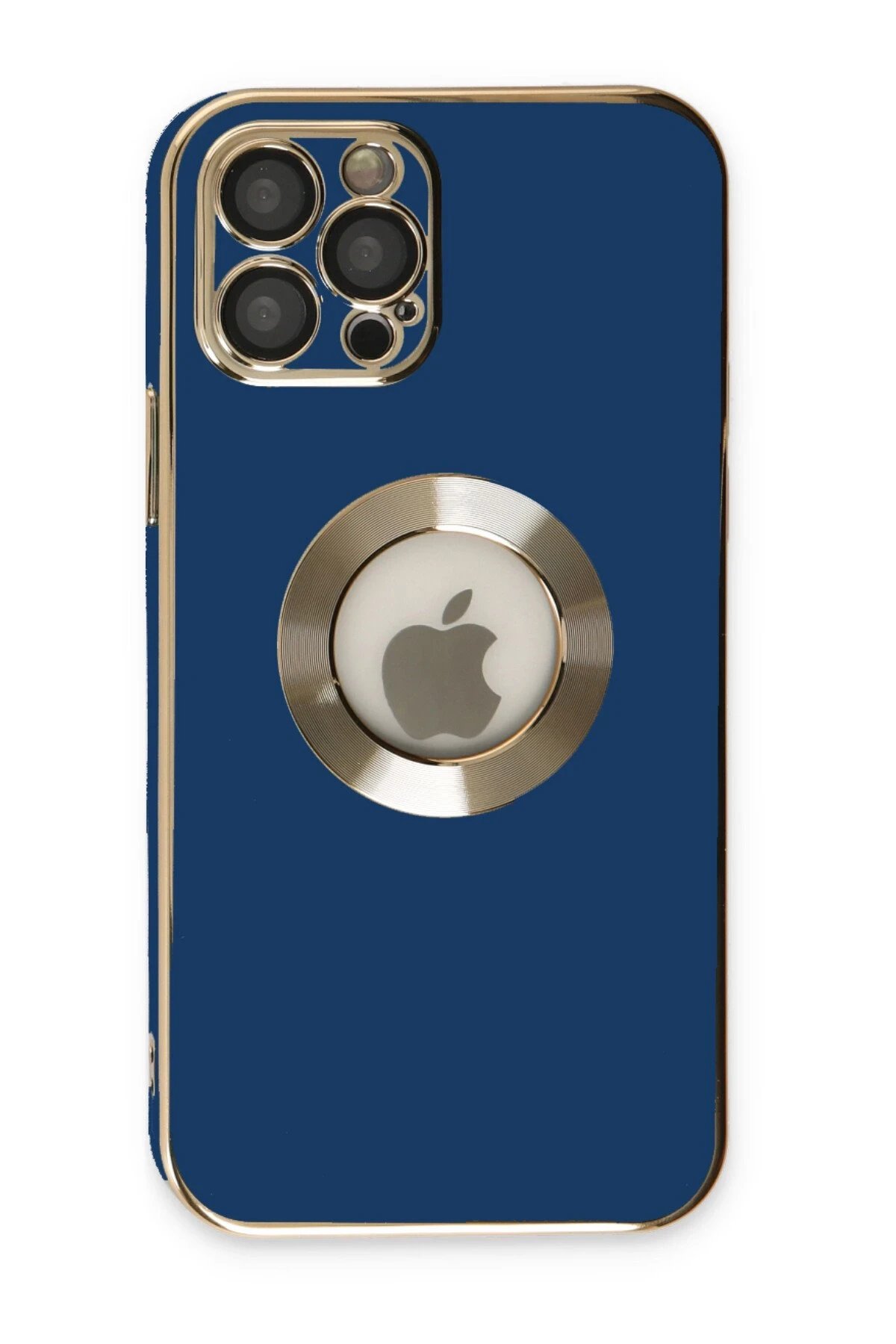 Newface iPhone 12 Pro Max Kılıf Store Silikon - Mavi