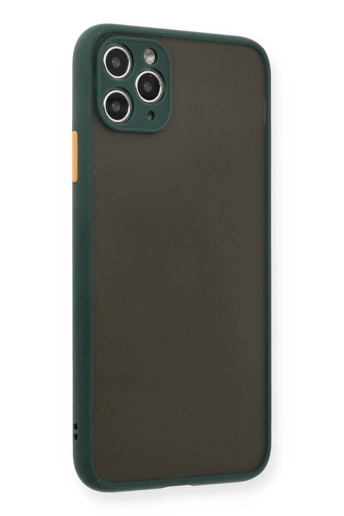 Newface iPhone 11 Pro Max Kılıf Montreal Silikon Kapak - Yeşil