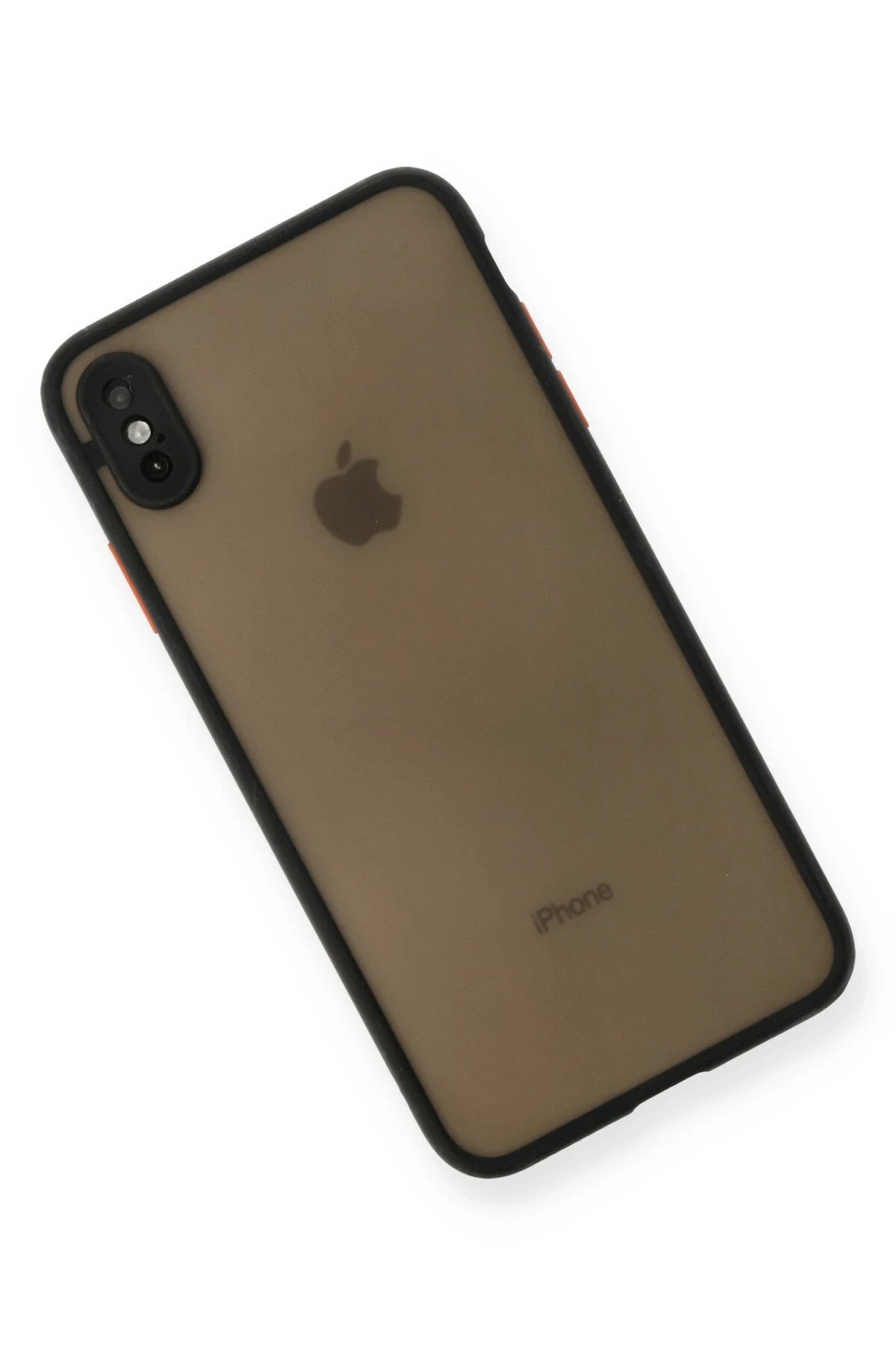 Newface iPhone X Kılıf Montreal Silikon Kapak - Siyah