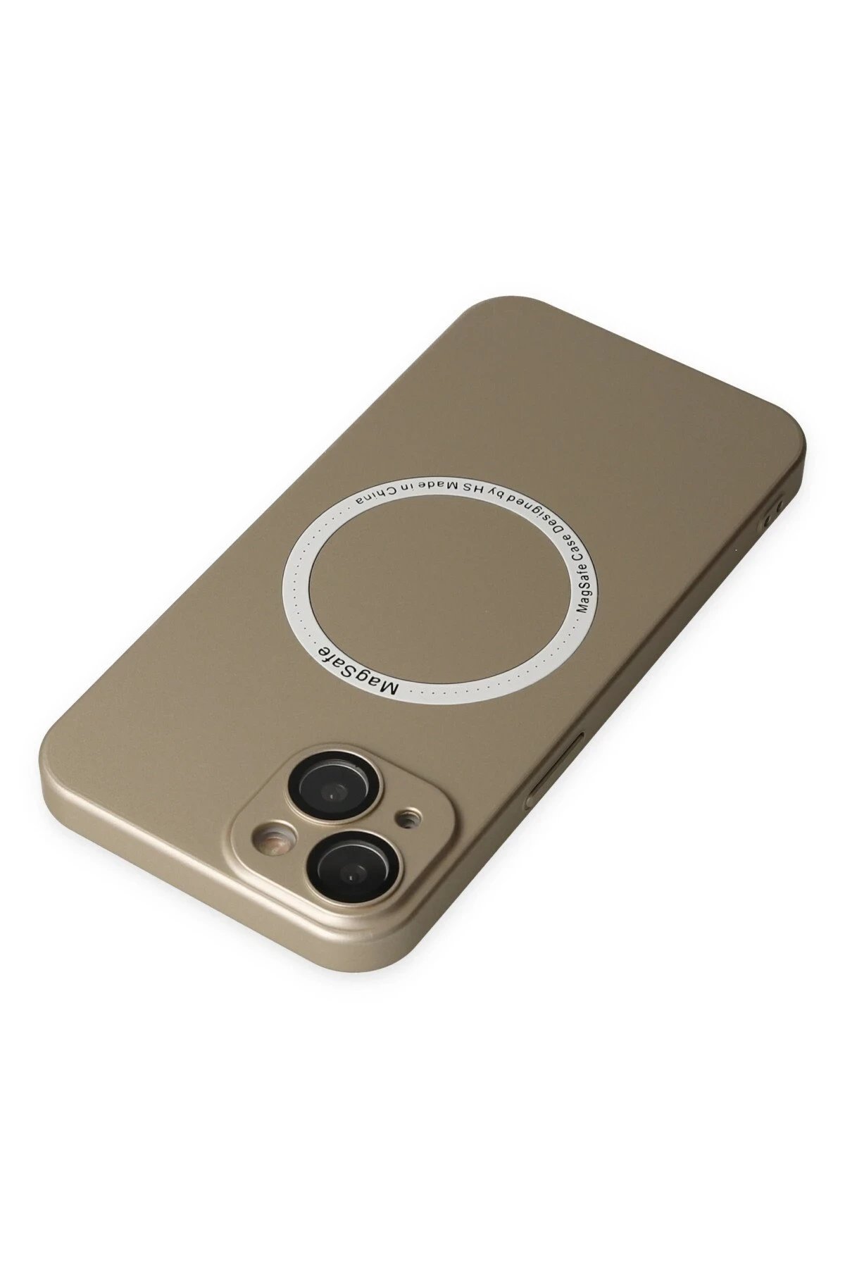 Newface iPhone 13 Kılıf Jack Magneticsafe Lens Silikon - Gold