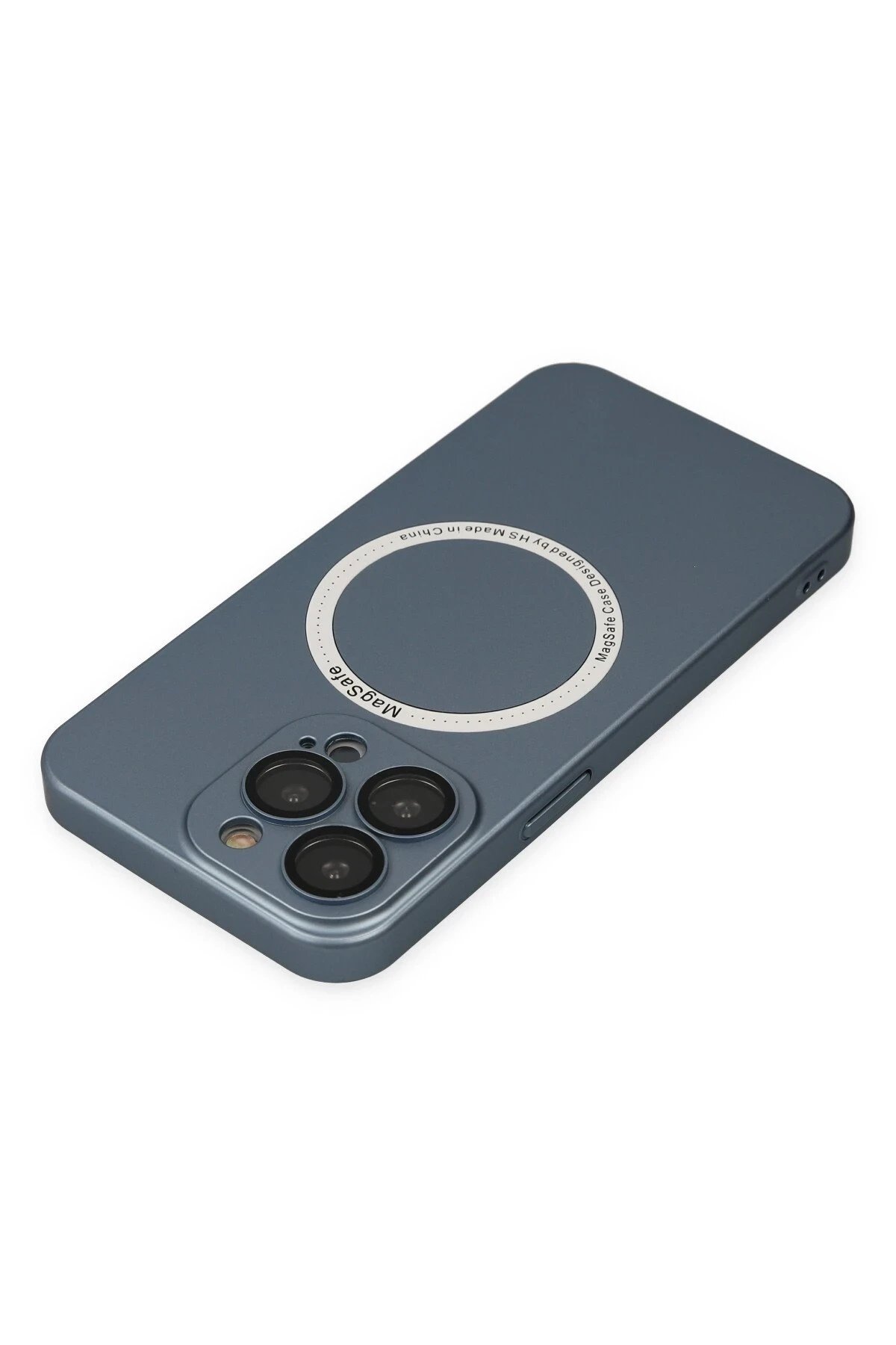 Newface iPhone 13 Pro Kılıf Jack Magneticsafe Lens Silikon - Sierra Blue