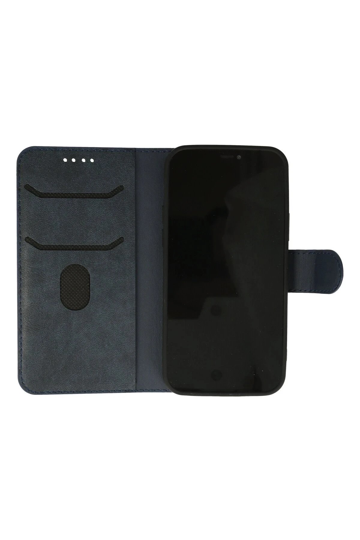 Newface iPhone 12 Kılıf Trend S Plus Kapaklı Kılıf - Lacivert