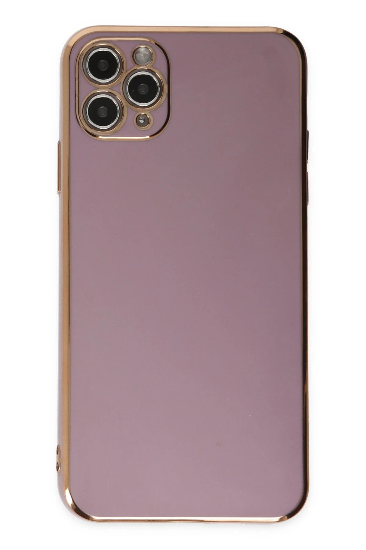 Newface iPhone 11 Pro Max Kılıf Volet Silikon - Mor