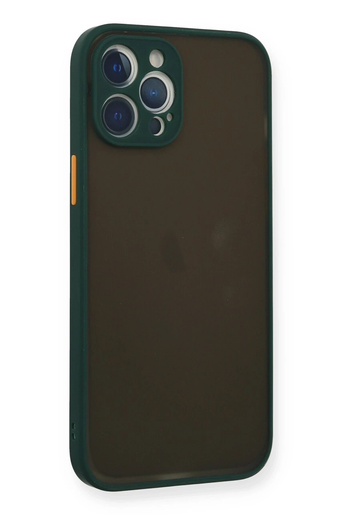 Newface iPhone 12 Pro Max Kılıf Montreal Silikon Kapak - Yeşil