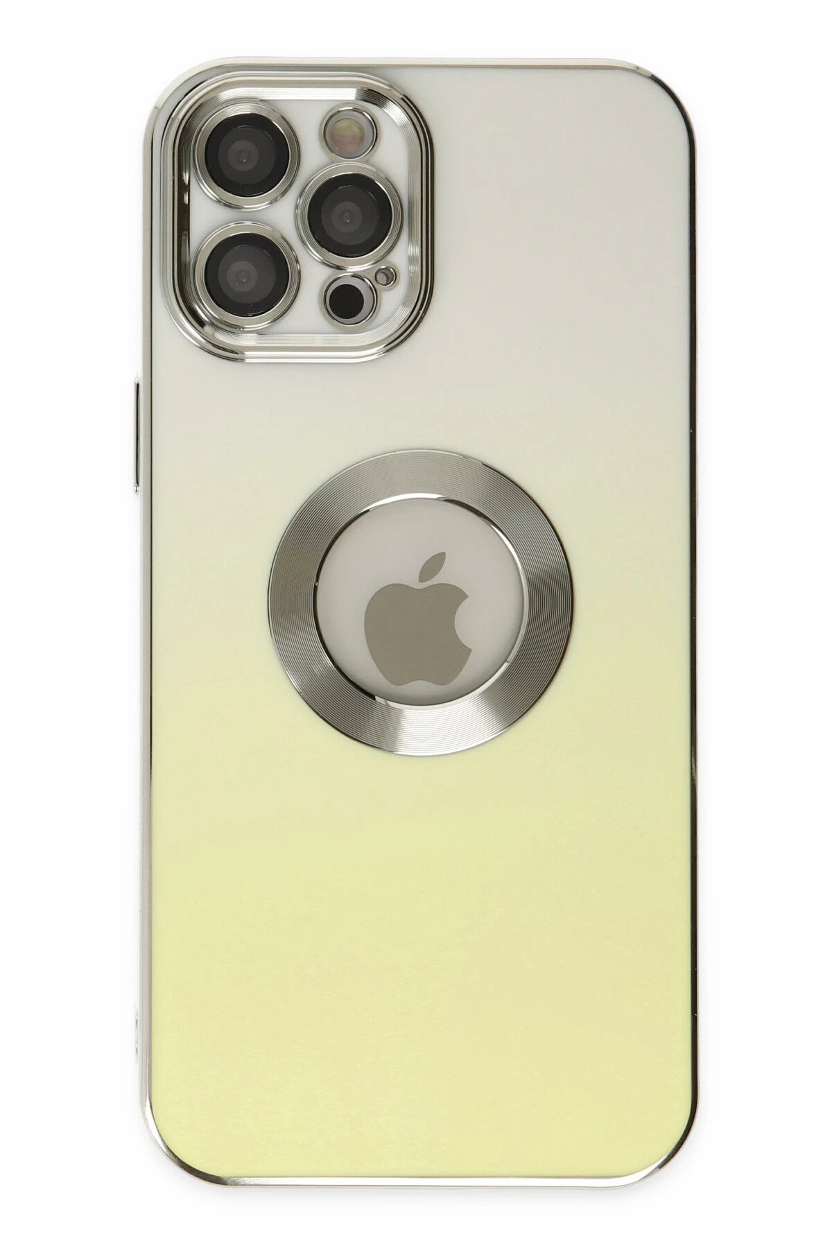 Newface iPhone 12 Pro Kılıf Best Silikon - Sarı