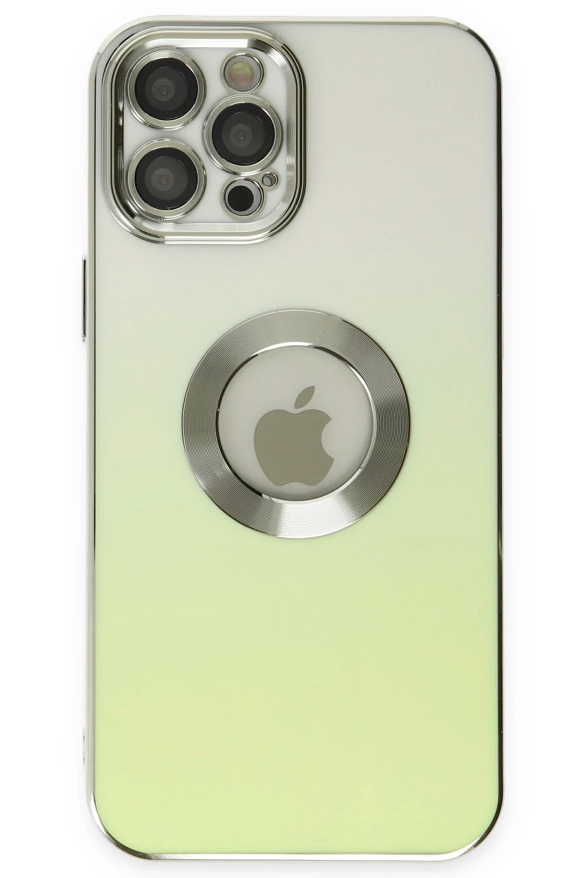 Newface iPhone 12 Pro Max Kılıf Best Silikon - Yeşil