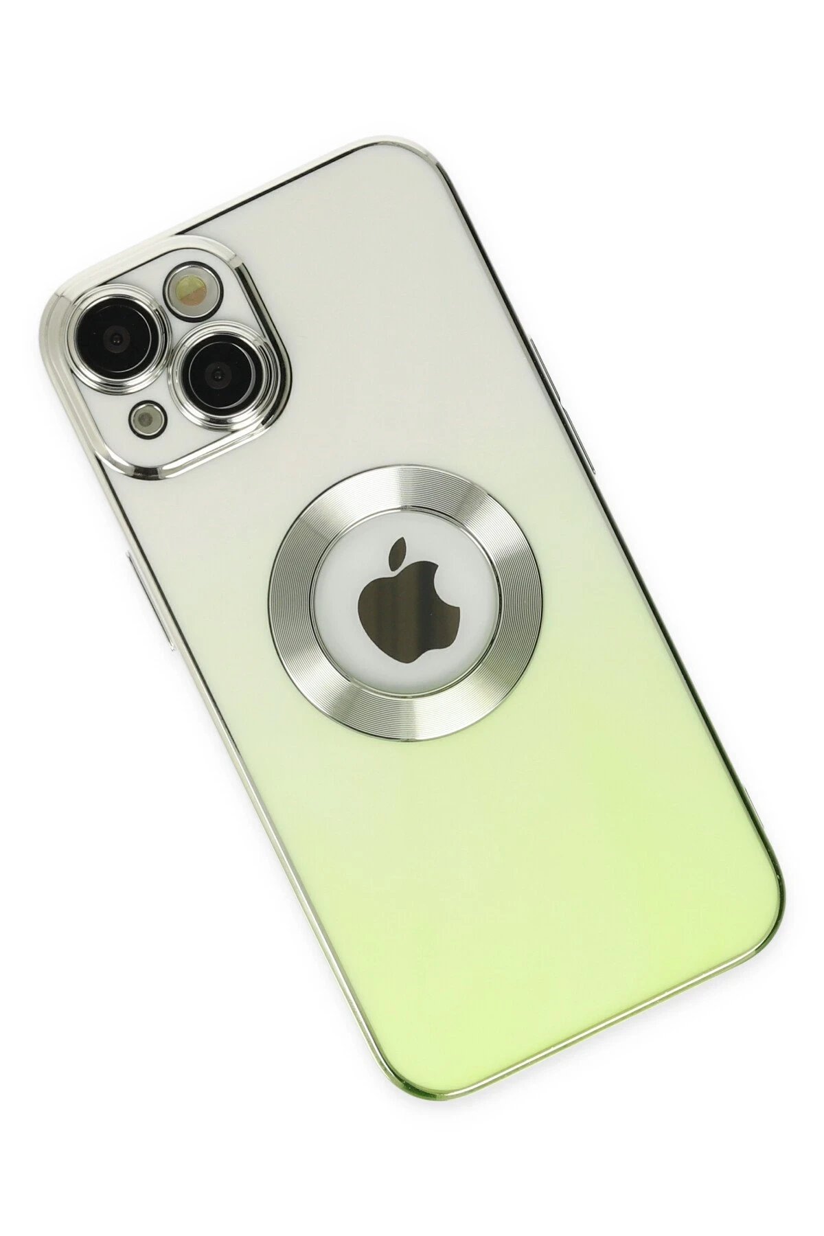 Newface iPhone 13 Kılıf Best Silikon - Yeşil