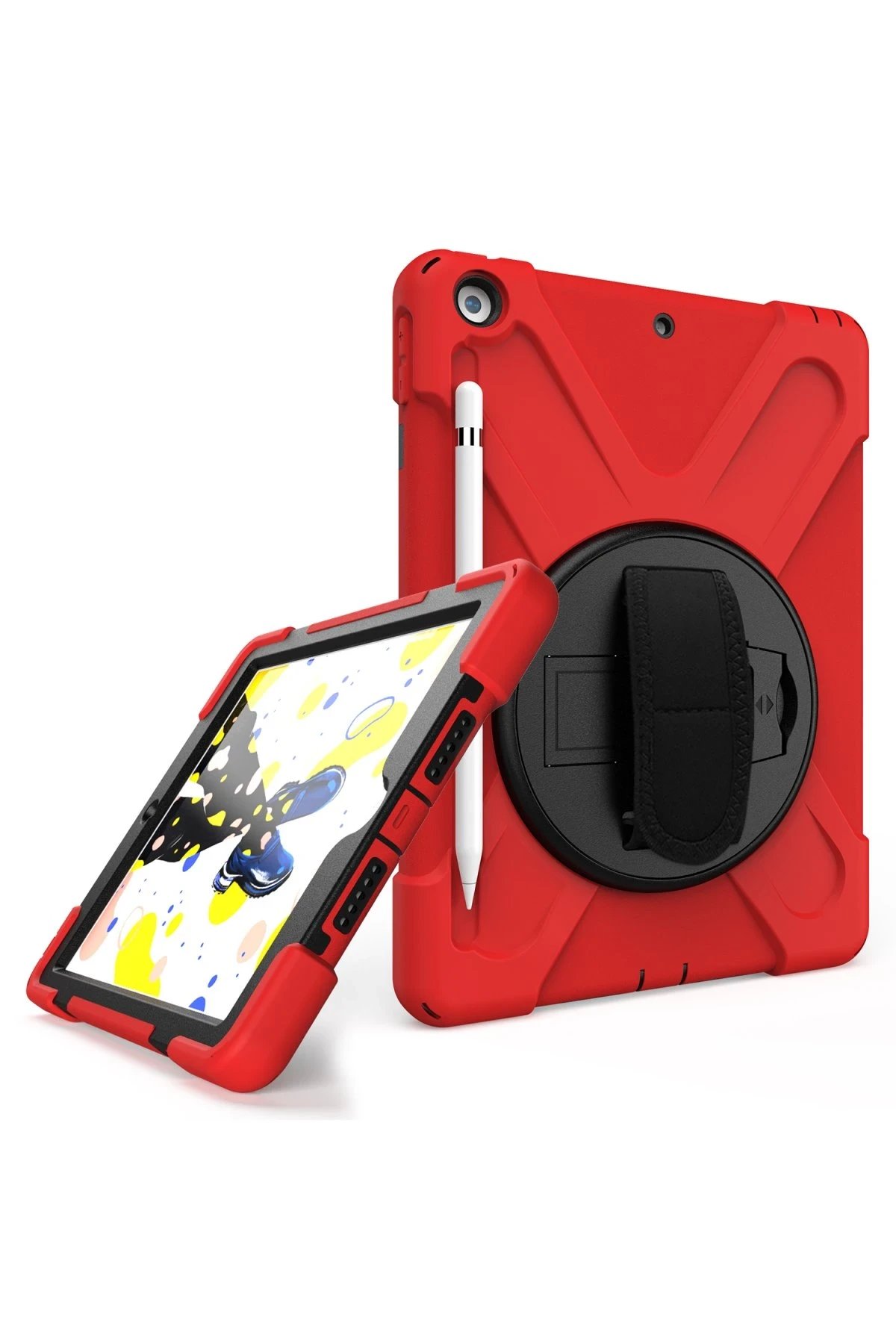 Newface iPad Air 3 10.5 Kılıf Amazing Tablet Kapak - Kırmızı