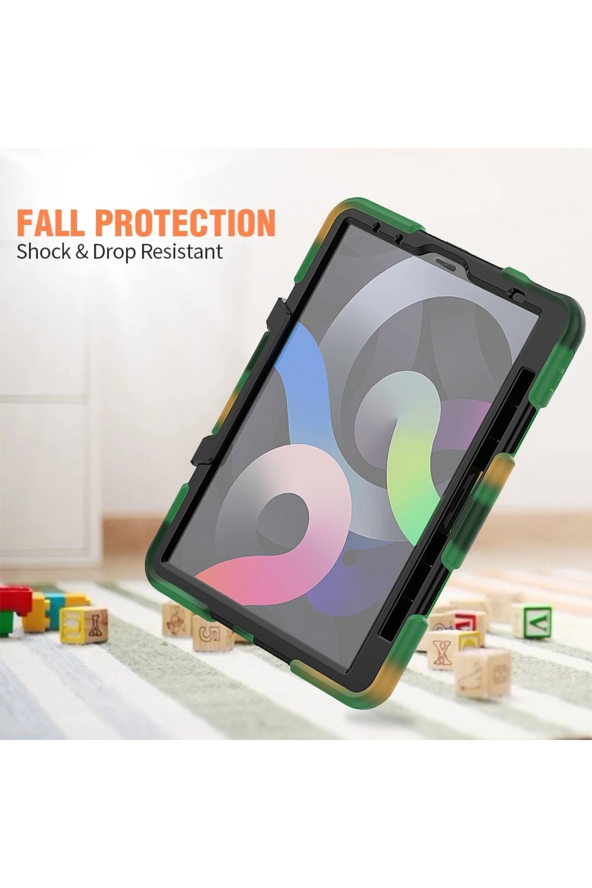 Newface iPad Pro 11 (2020) Kılıf Griffin Tablet Kapak - Kamuflaj