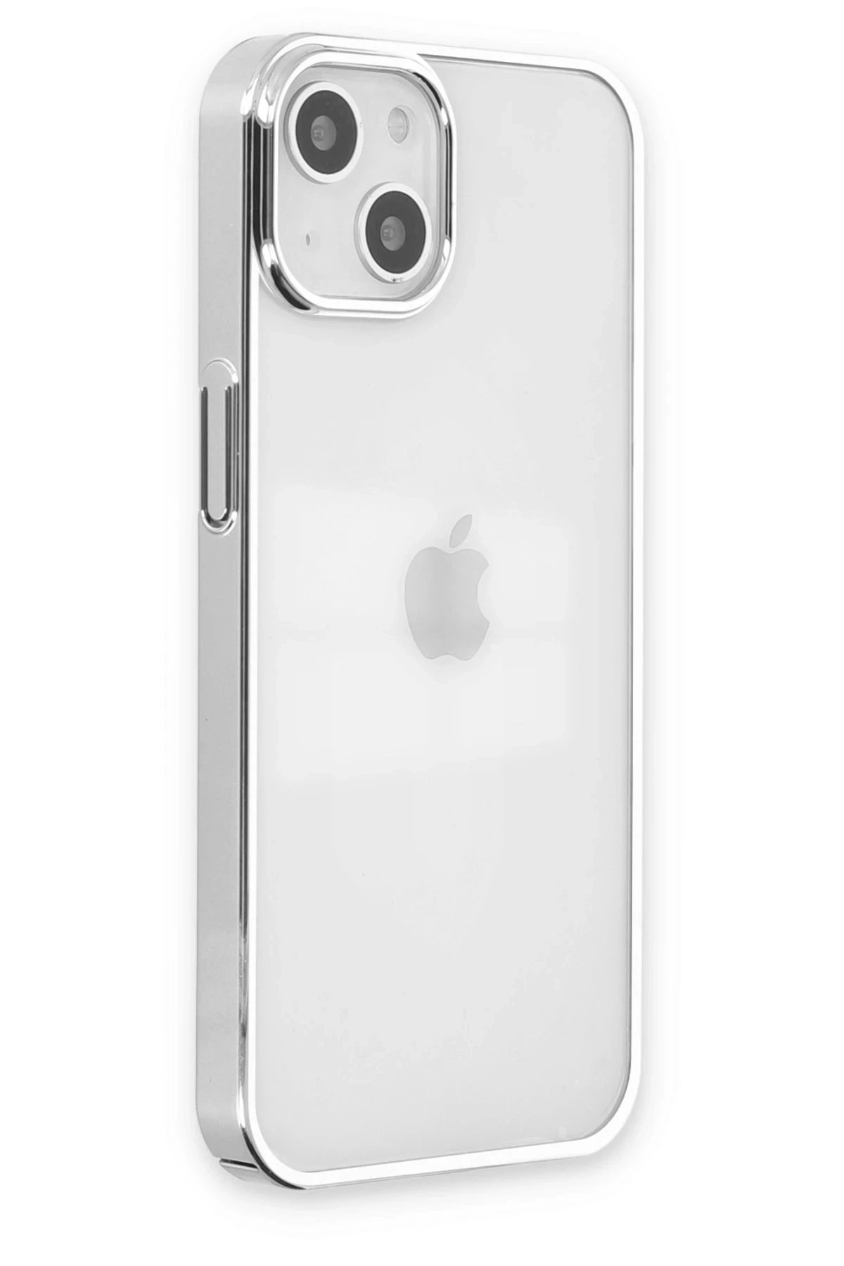 Newface iPhone 14 Plus Kılıf Element Silikon - Gümüş