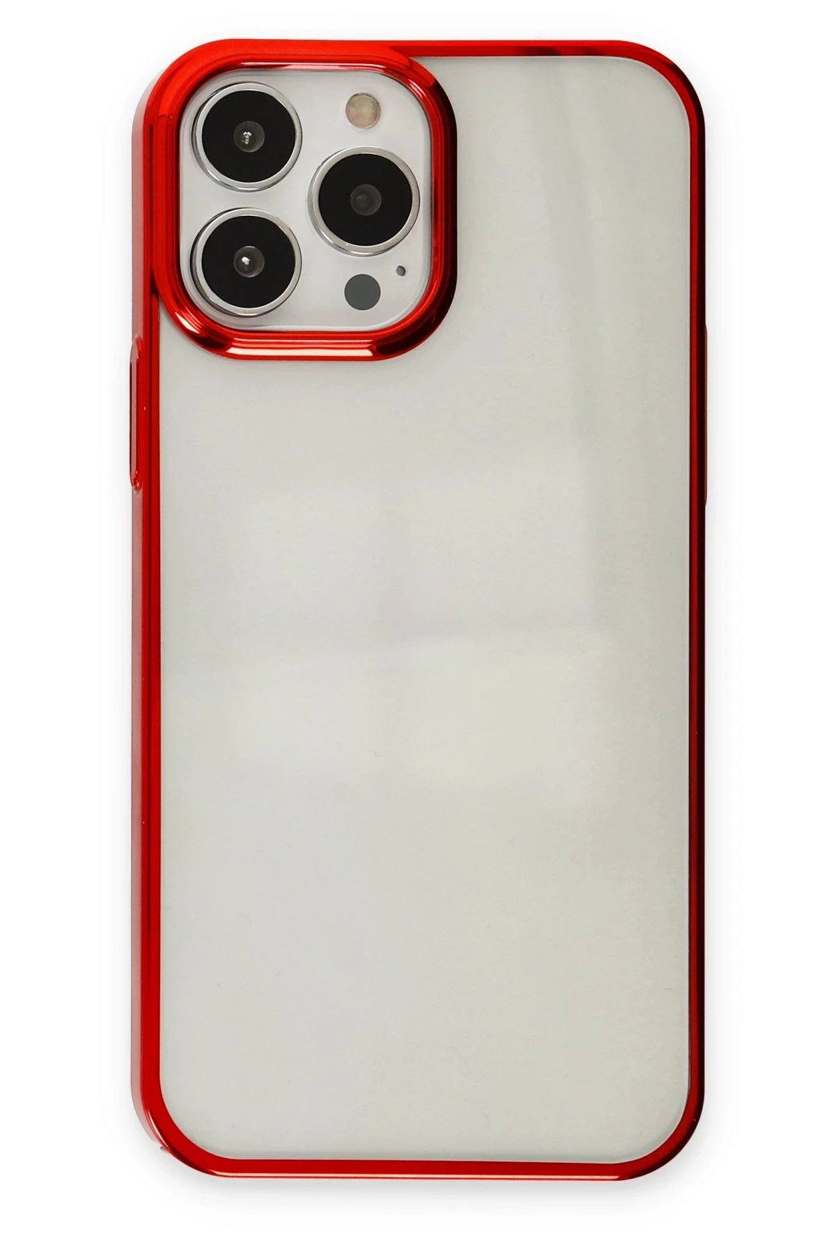 Newface iPhone 14 Pro Kılıf Element Silikon - Kırmızı