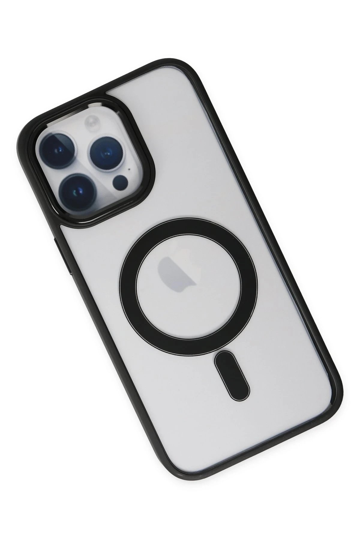 Newface iPhone 14 Pro Kılıf Room Magneticsafe Silikon - Siyah