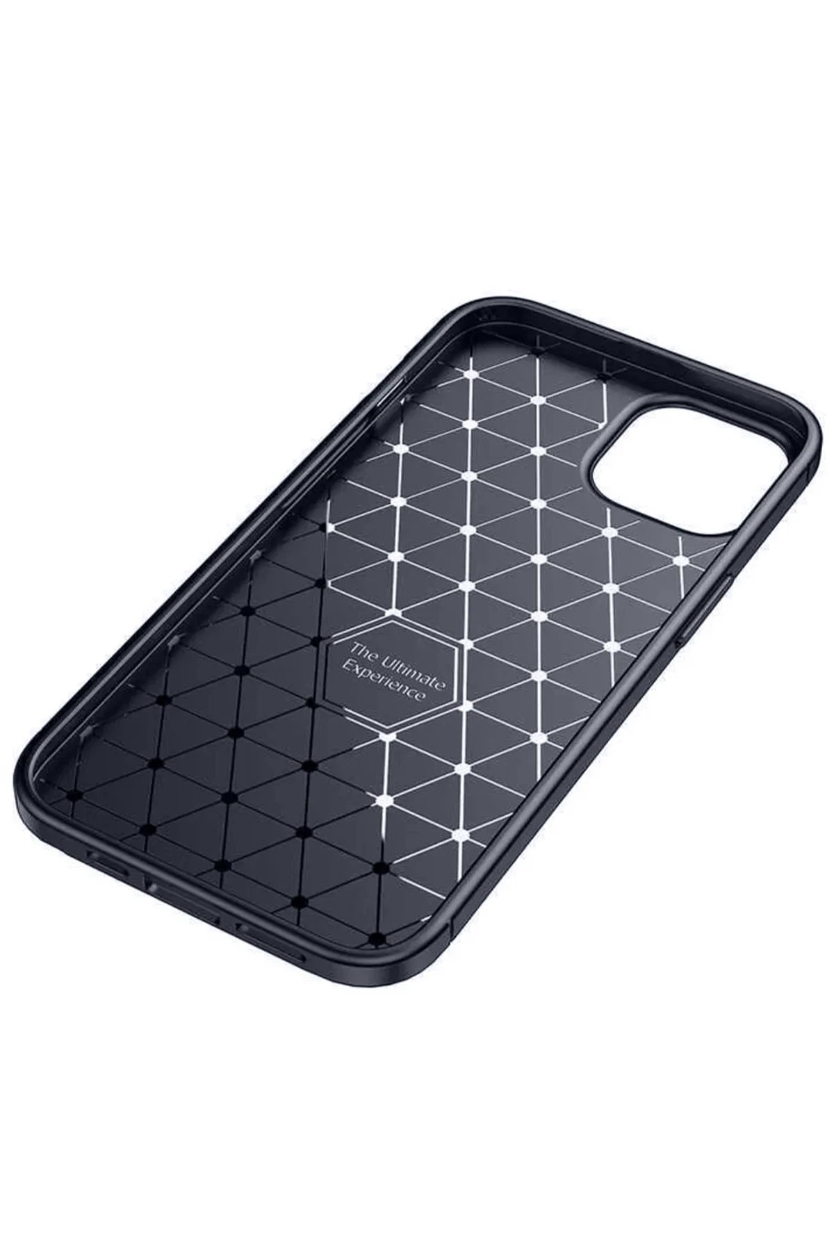 Newface iPhone 14 Kılıf Auto Focus Karbon Kapak - Lacivert