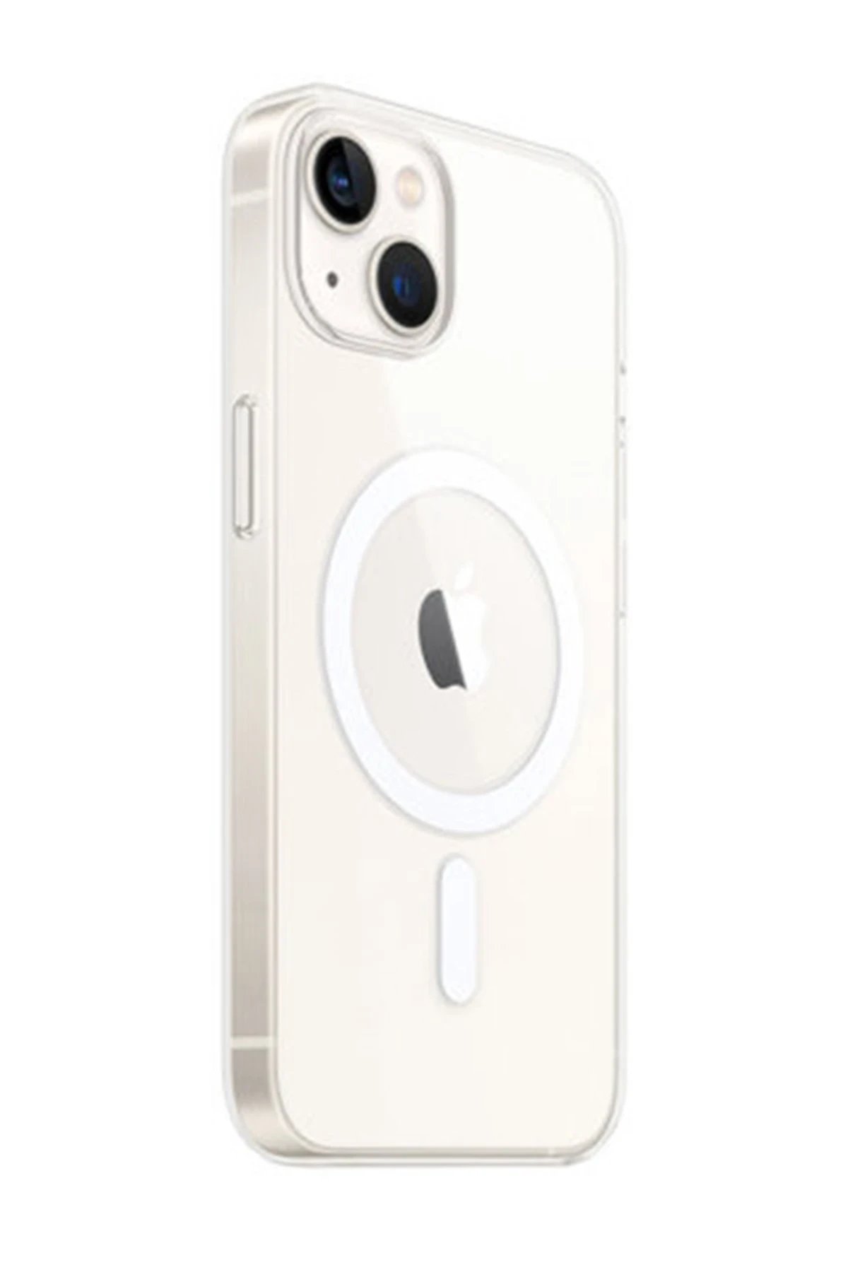Newface iPhone 14 Kılıf Magneticsafe Şeffaf Silikon - Şeffaf